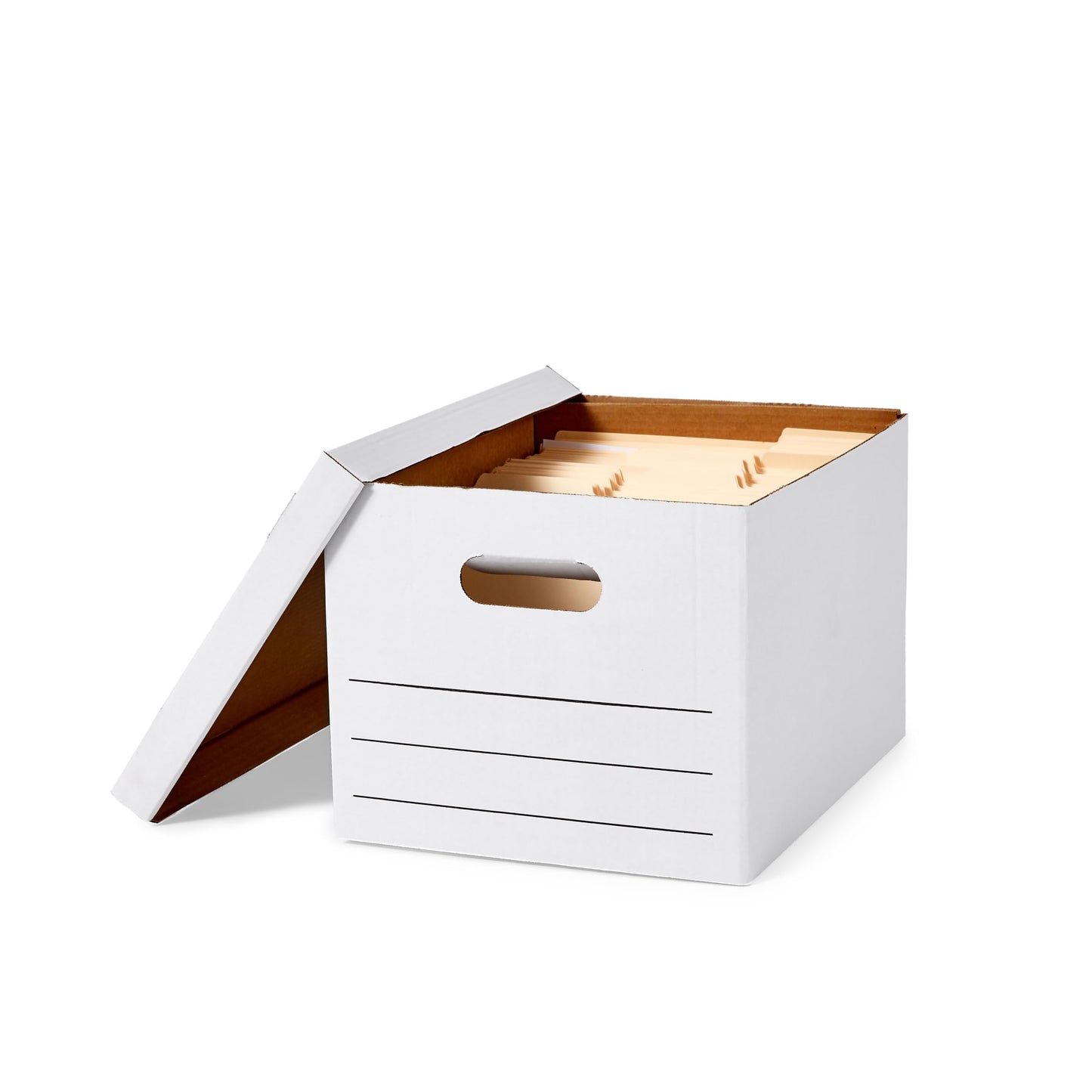 Amazon Basics Basic Duty Storage/Filing Boxes with Lift-Off Lid - Legal/Letter Size, 20-Pack