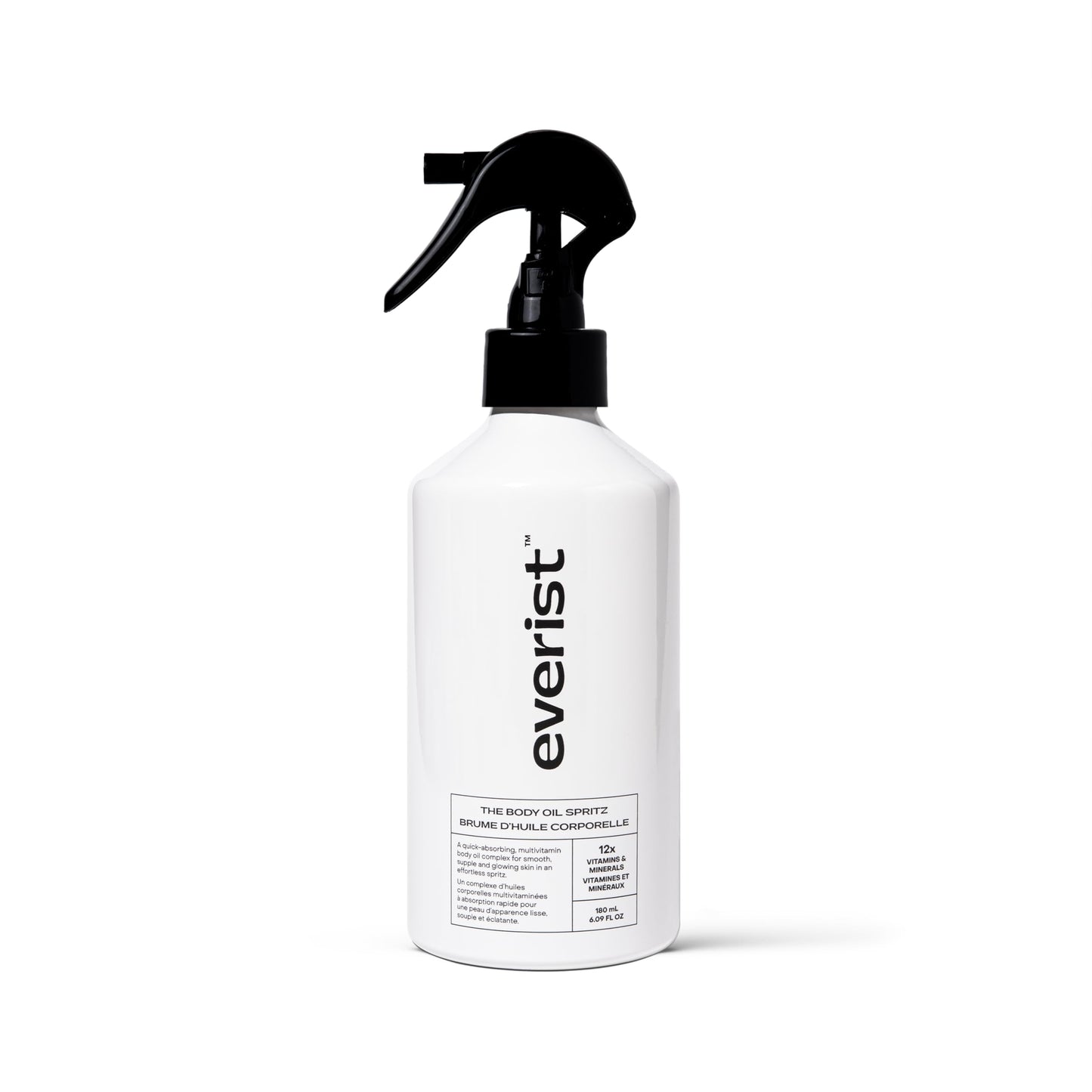 Everist The Body Oil Spritz, Instant Absorption, Non-greasy, Vegan, Skincare Ingredients, 6.1 fl oz