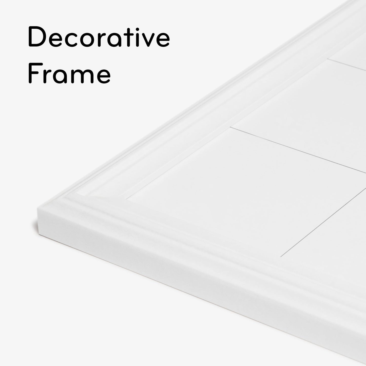 U Brands Magnetic Dry Erase Calendar Board, 30"x20", White Wood Style Frame, Includes Magnets