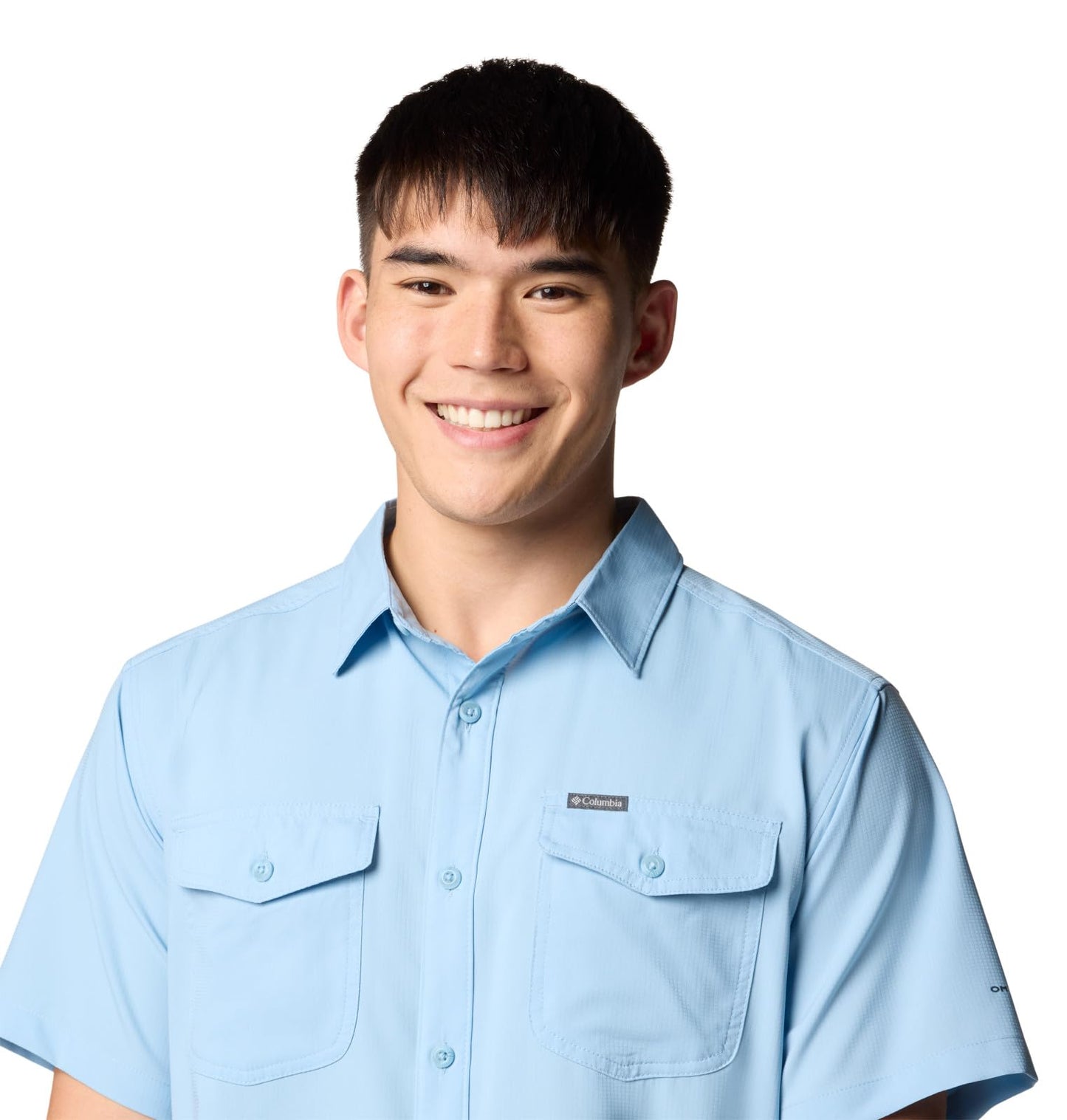 Columbia Men's Utilizer II Solid Short Sleeve Shirt, Ripple Blue, X-Large