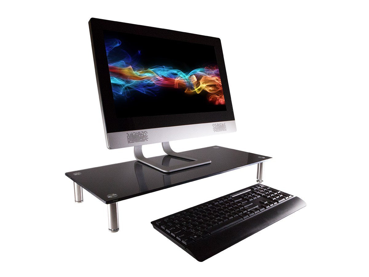 Monoprice 116360 Medium Multimedia Desktop Stand, Black
