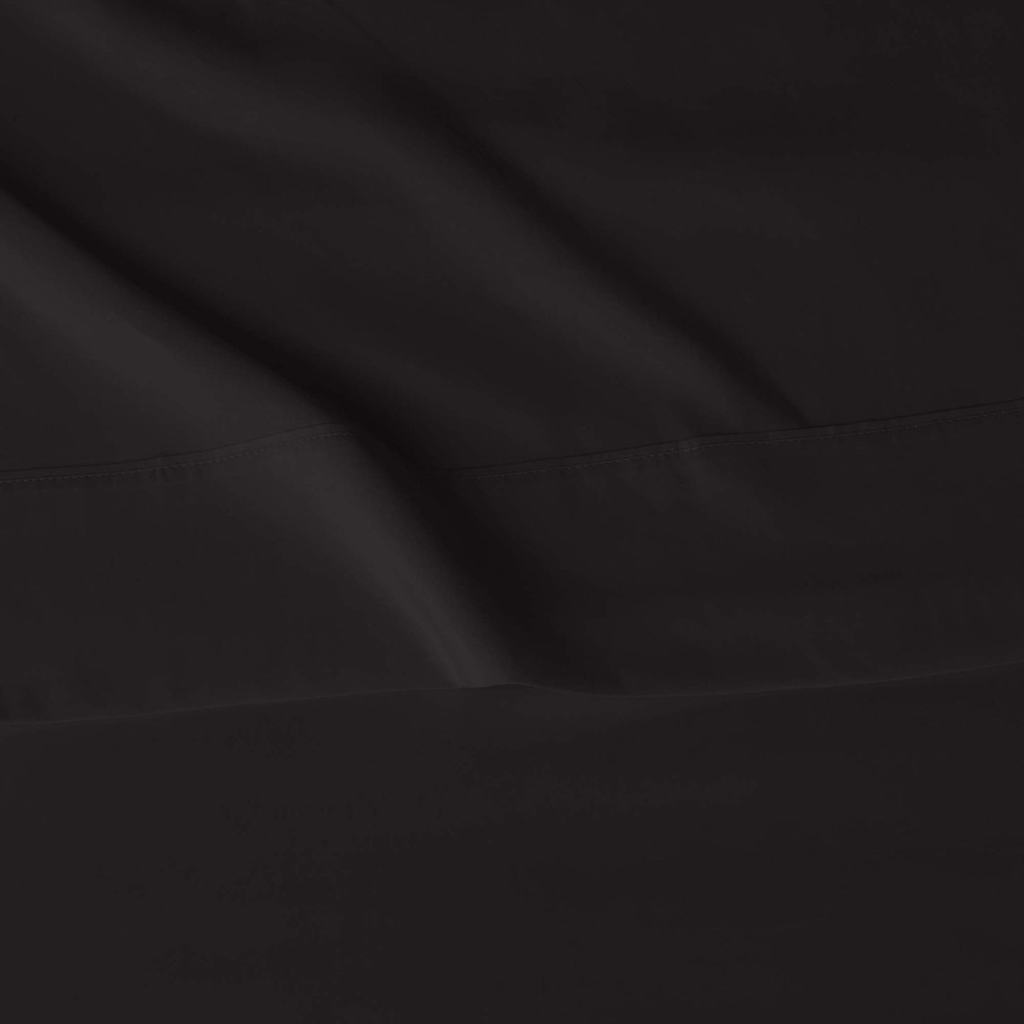 Amazon Basics Lightweight Super Soft Easy Care Microfiber 4 Piece Cozy Comfortable Bed Sheet Set with 14-Inch Deep Pockets, Queen, Black, Solid