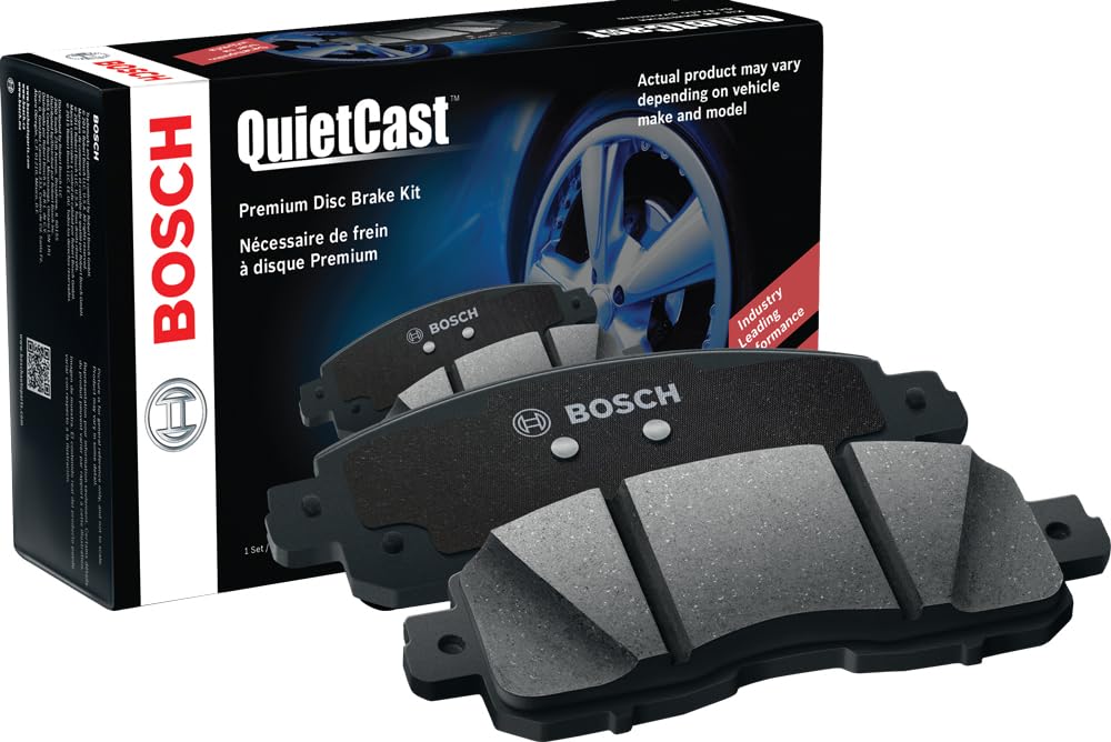 Bosch BC905 QuietCast Premium Ceramic Disc Brake Pad For: Infiniti: (EX,FX,G,JX,M,Q,QX,X); Nissan 350Z, 370Z, Altima, Juke, Leaf, Maxima, Murano, Pathfinder, Quest, Rogue, Sentra, X-Trail + More, Rear