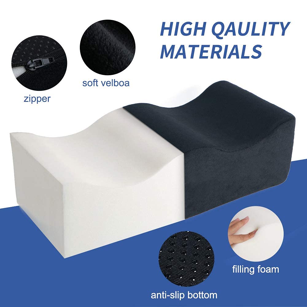 Pillow Used After BBL Surgery, The Latest Upgraded Version, Hardened Pillow core Support Does not deform, Easy to Carry (Black, Standard Size)