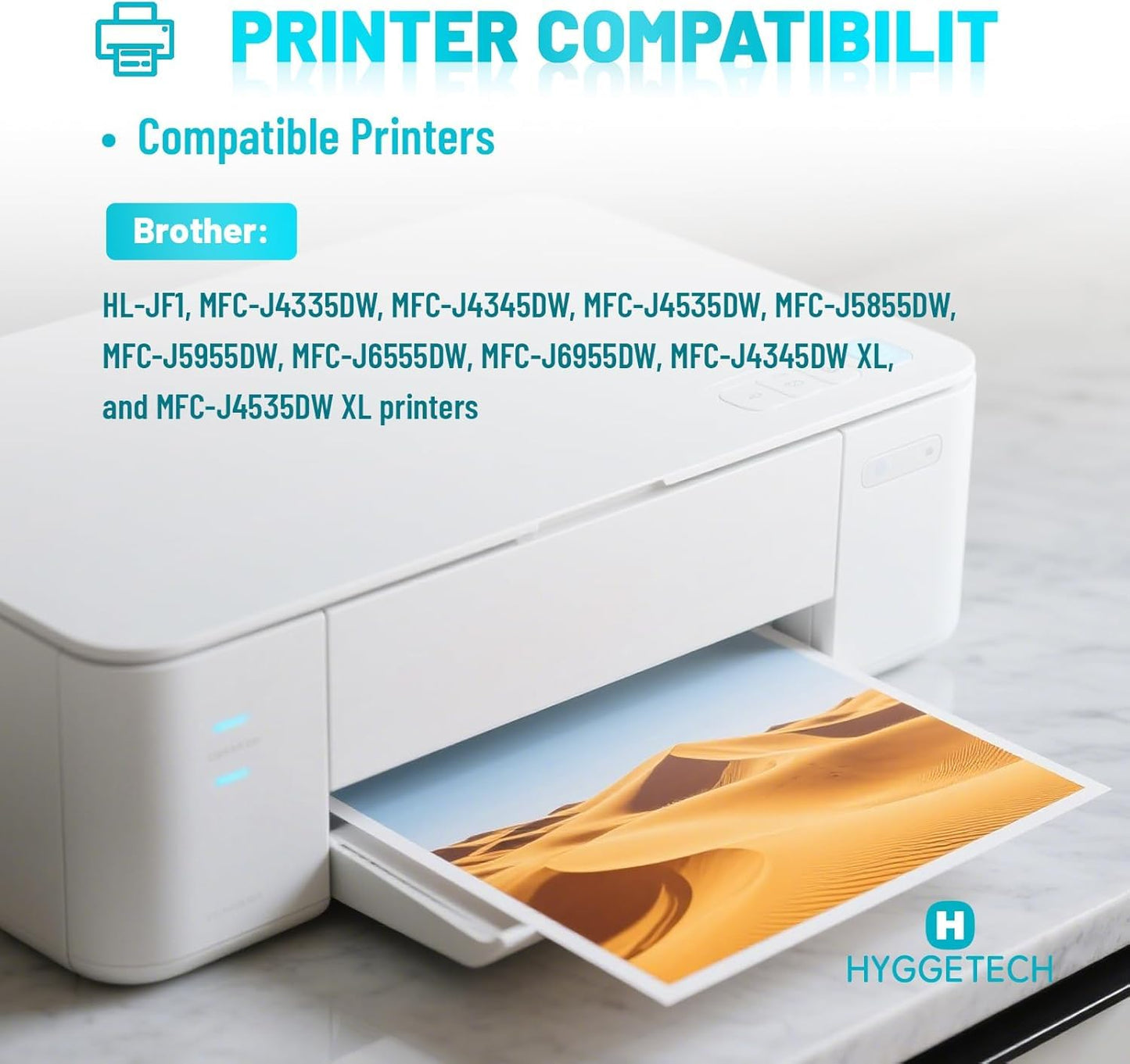 LC406XL Ink Cartridges Compatible for LC406XL Ink Cartridges Brother LC406 Ink Cartridges Work with Brother MFC-J4535DW MFC-J4335DW MFC-J5855DW MFC-J6555DW MFC-J6955DW Printers