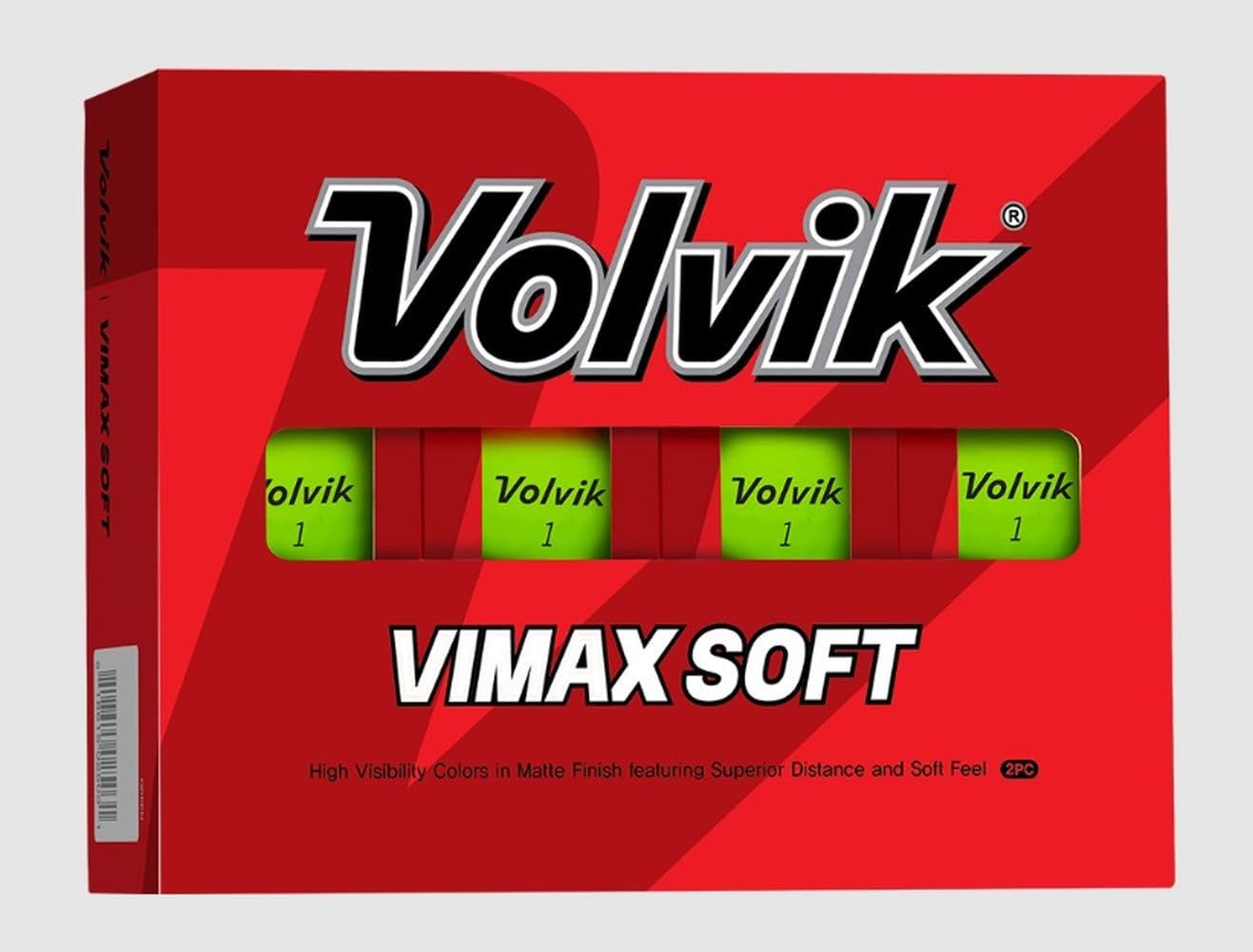 Volvik Vimax Soft Matte Finish Golf Balls (One Dozen)
