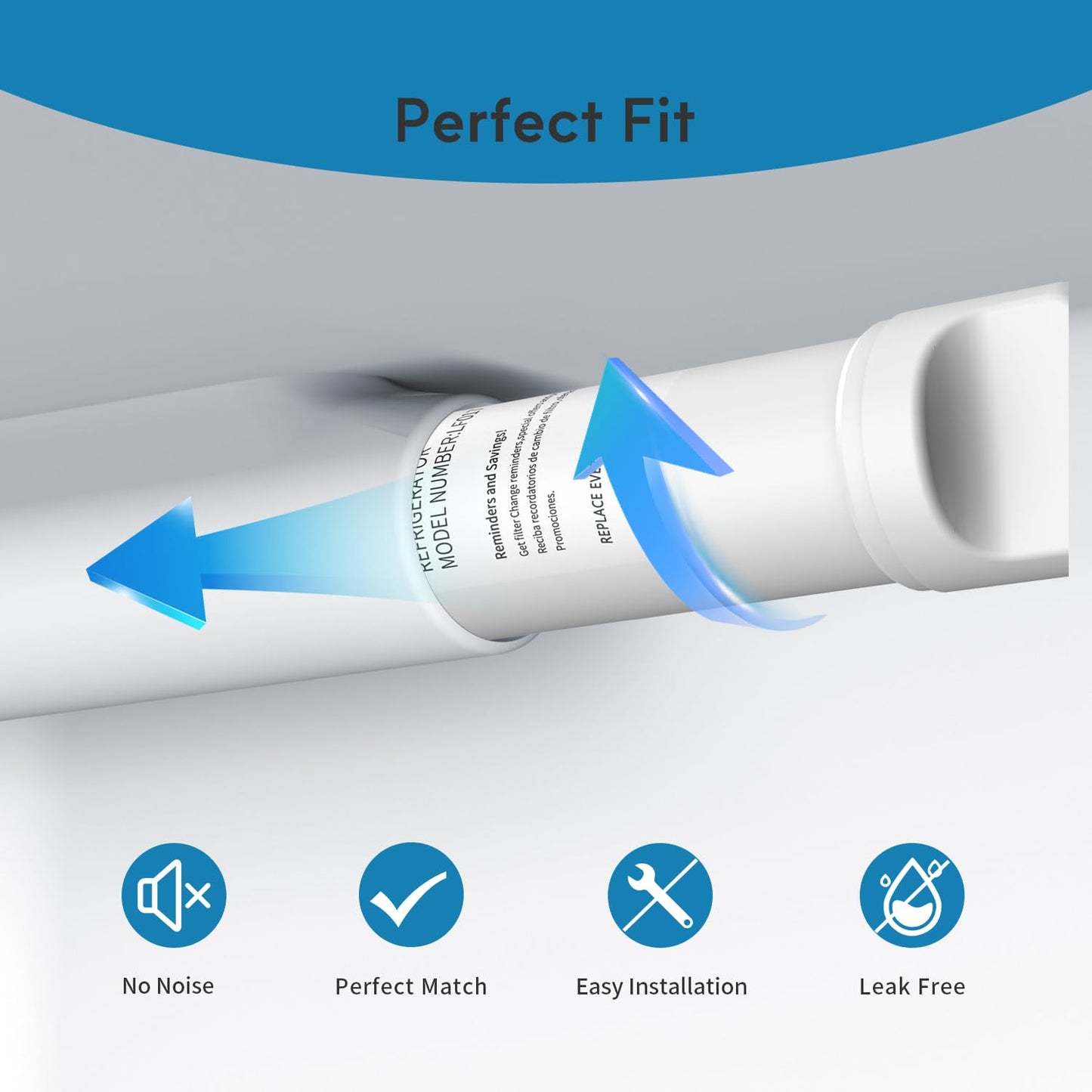 Lifefilter Refrigerator Water Filter Compatible with Frigidaire EPTWFU01 Pure Source Ultra II, EWF02, FPBG2277RF, FPBC2277RF, FGHB2868TP, FGSC2335TF, FGSC2335TD, FFHD2250TD, LGHD2369TF, 3 Pack