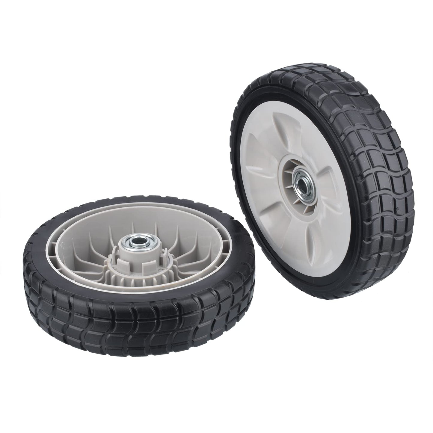 2pcs 8-inch Lawn Mower Rear Wheel for Honda 42710-VE2-M01ZE 42710-VE2-M02ZE HRR216K6 (without gear)