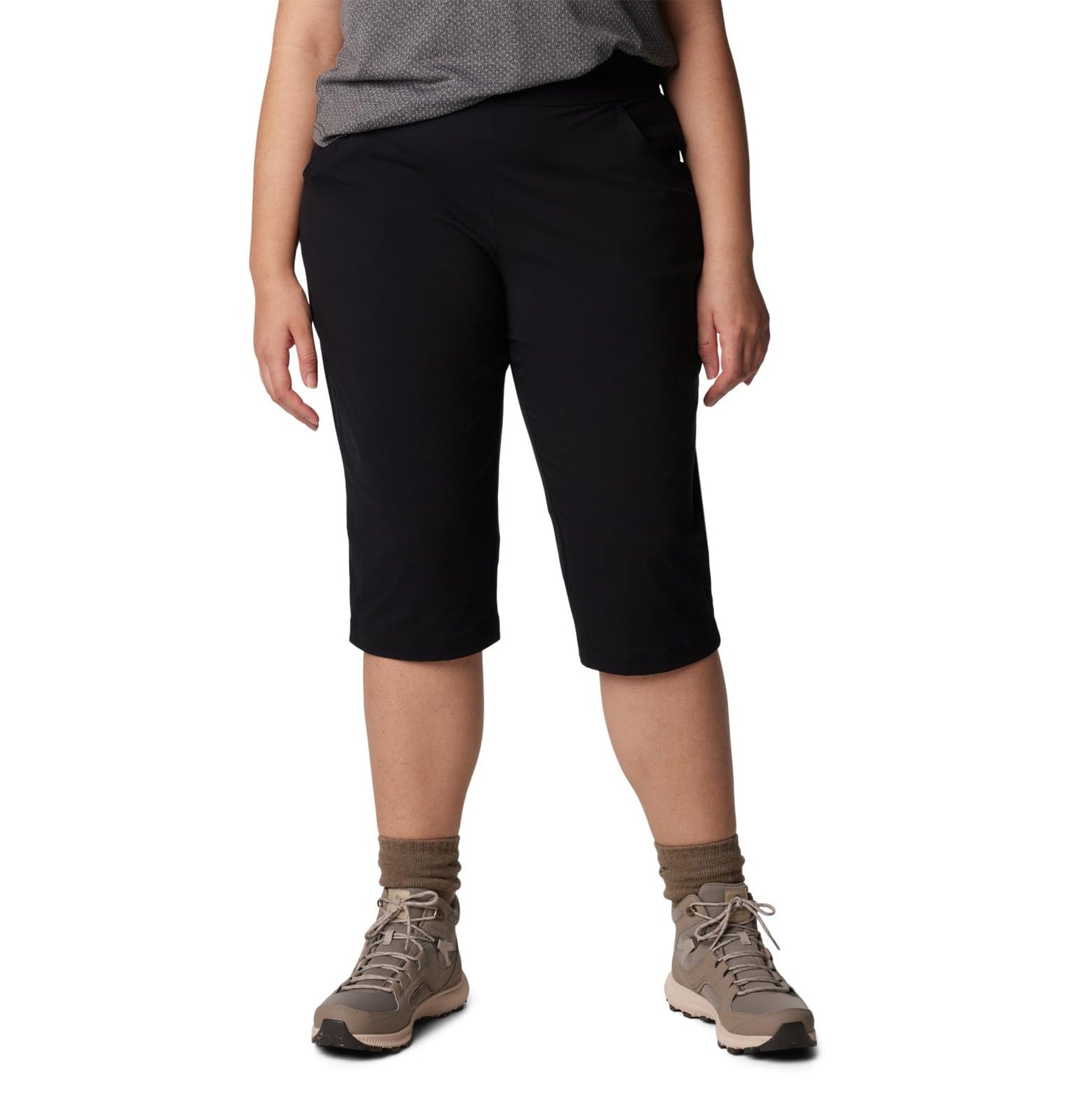 Columbia Womens Anytime Casual Capri, Black, X-Small US