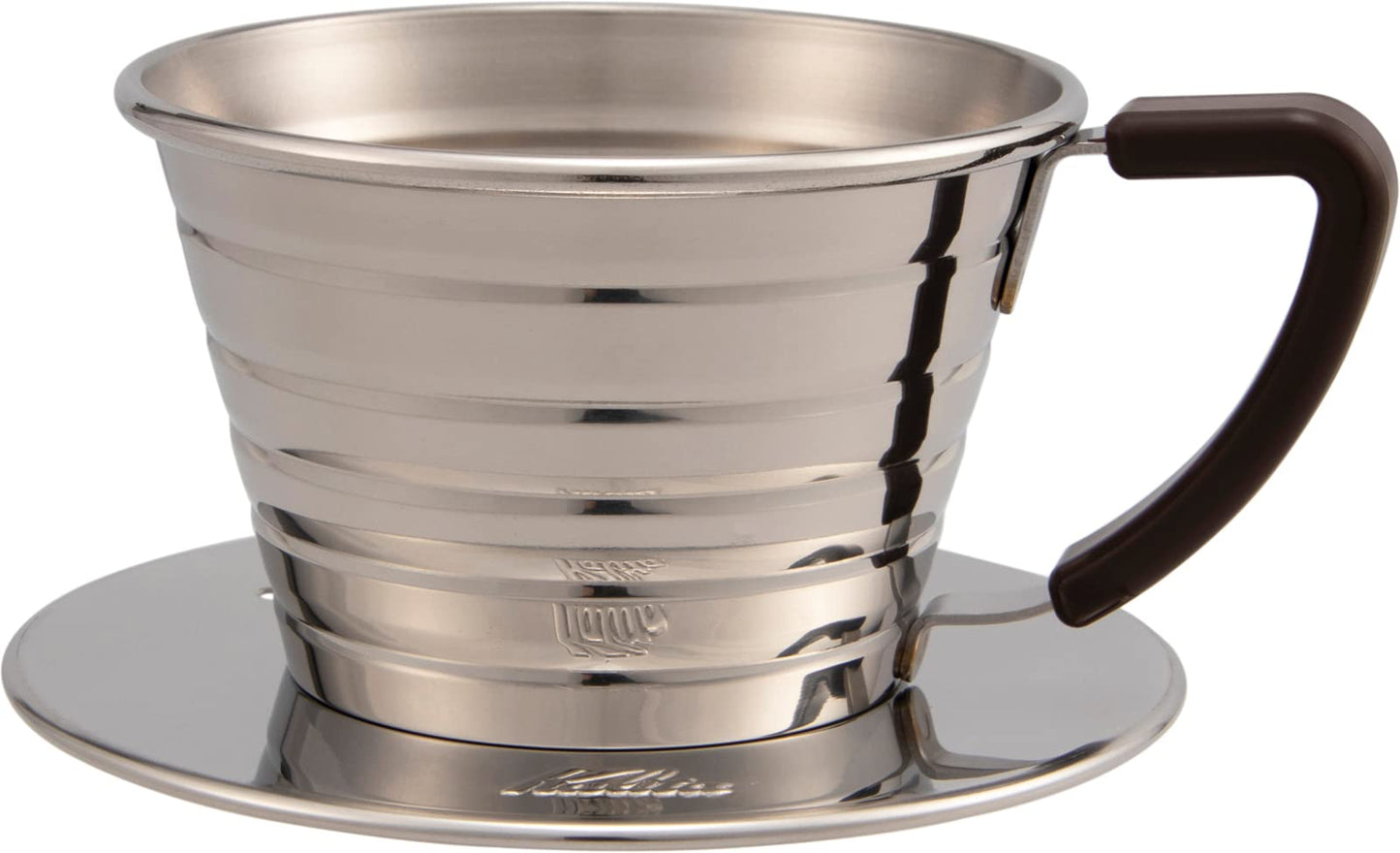 Kalita Wave Series Wave Dripper 155 [For 1 to 2 People] #04151,brown (bronze)