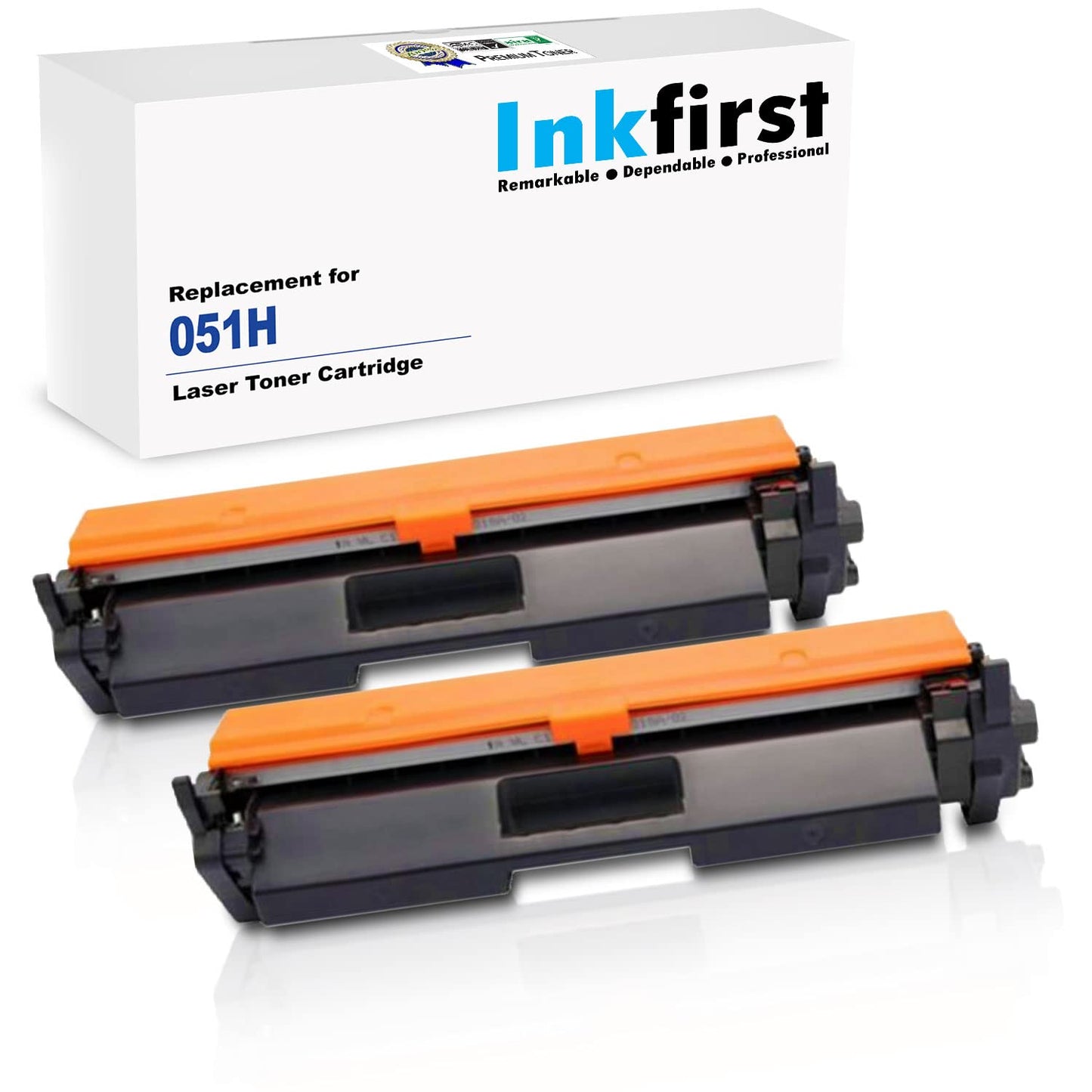 2 Inkfirst Compatible Toner Cartridge 051 H 051H (4,000 Pages) Replacement for Canon 051H 2169C001 imageCLASS MF262dw MF264dw MF267dw MF269dw LBP162dw Black High Yield
