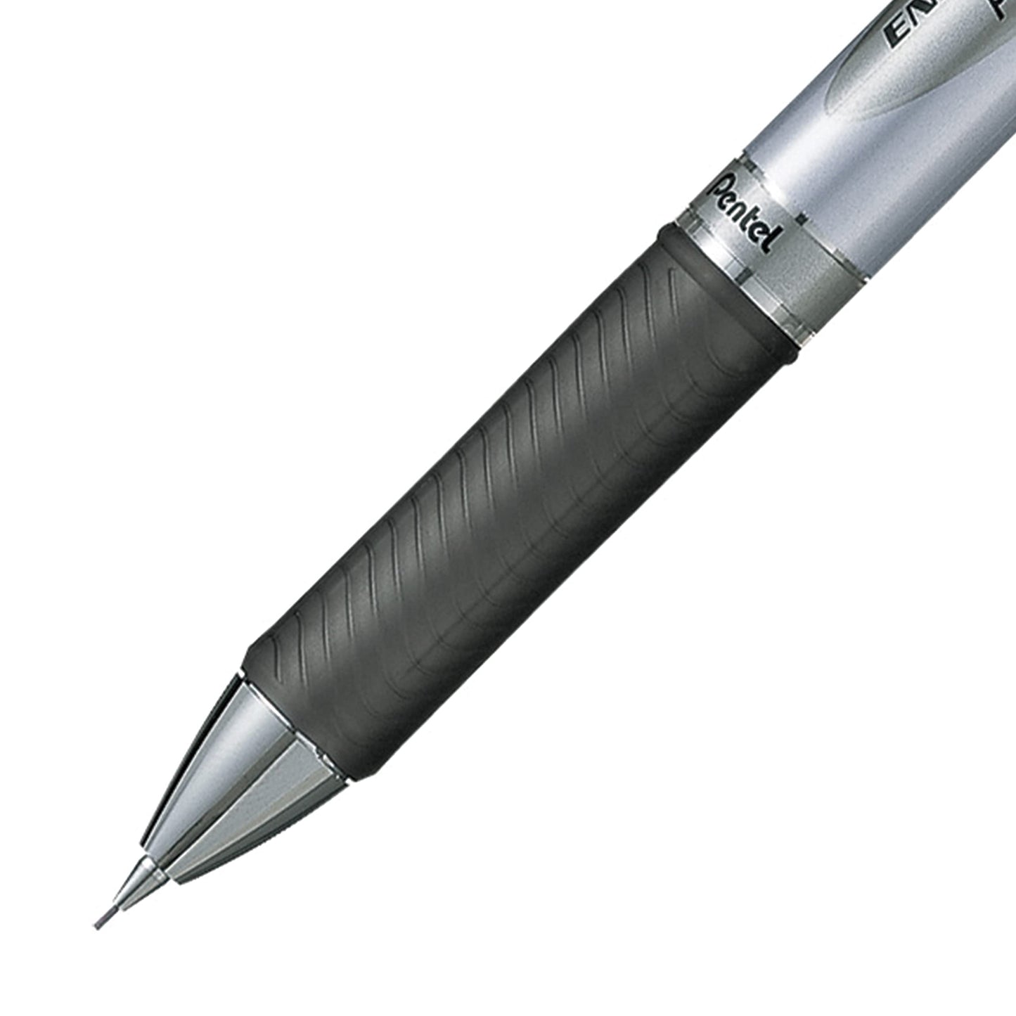 Pentel EnerGize Retractable Mechanical Pencil, 0.7mm Medium Point, Black Accents, Companion Pencil for the EnerGel BL77 Pens, PL77-A, Box of 12