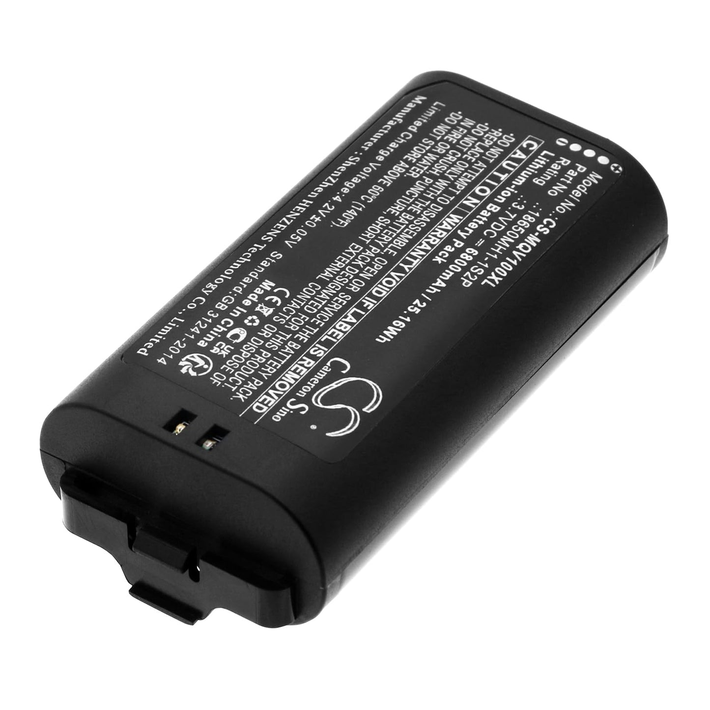 6800mAh / 25.16Wh Replacement Battery for MYQ Smart Garage Video KEYPAD, VKP1-MYQ, 18650MH1-1S2P