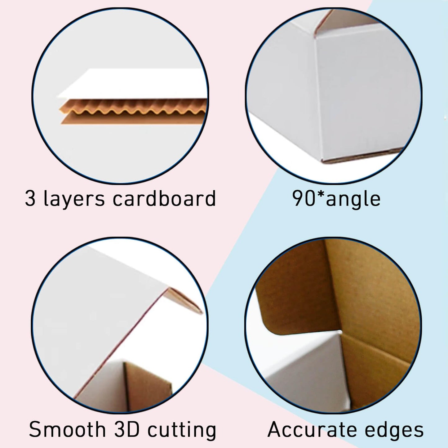 Shipping Boxes-7x5x2 Inch White Corrugated Cardboard Mailer Boxes, Set of 25 Ideal for Small Business Packing & Mailing