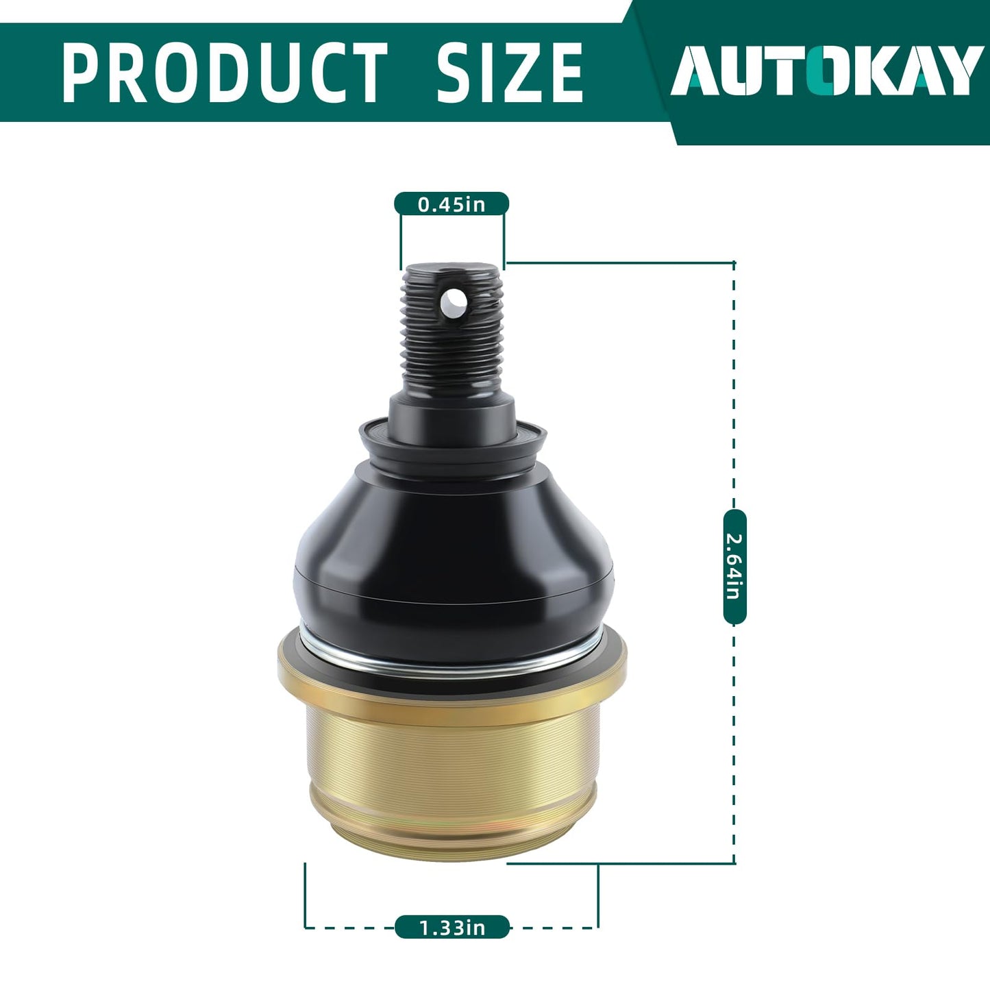 51375-HP5-601 Upper Lower Ball Joint Set for Honda TRX420 450 500 Foreman Rancher Rubicon Replace 51375-HP5-601 51355-HN0-A01 Pack if 4 51355-HN0-A00