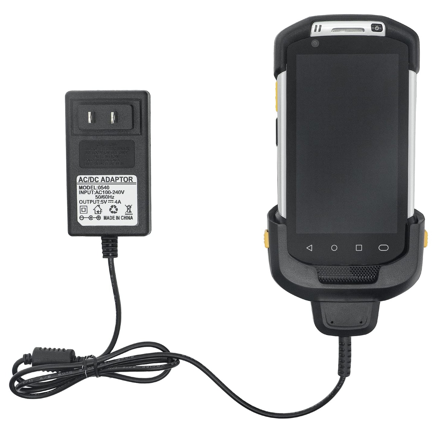 TC77 TC72 TC75 TC70X Scanner Charger Cable for Symbol Zebra PDA, 5V4A with 3.4ft Cable Android Barcode Scanners Charger, Includes Power Supply