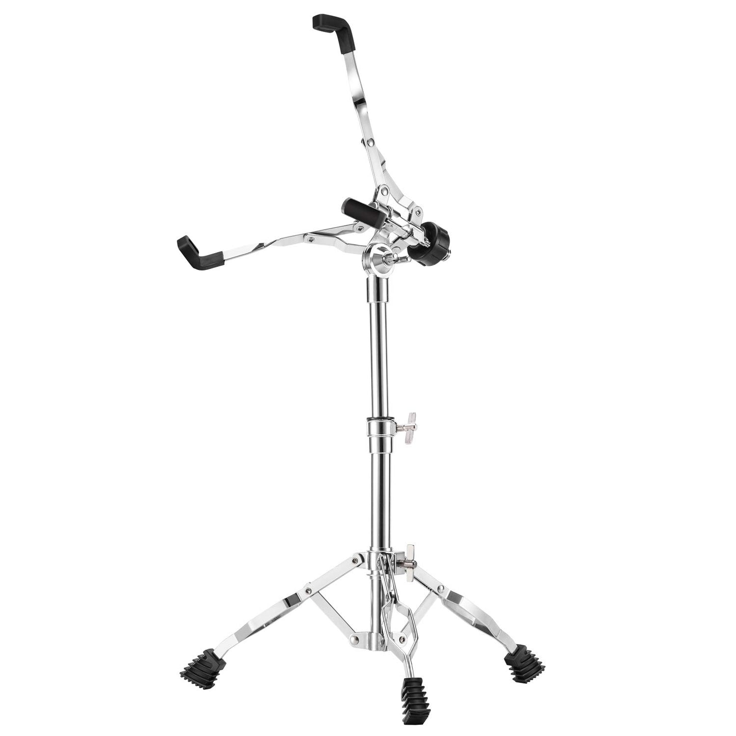 Donner Snare Drum Stand with Drumstick Holder, Adjustable Snare Stand Double Braced Fit for 10 to 14 Inch Dia Drums Handpan and Practice Pad, Height Range 14.2 to 22.8 Inches, Drum Set Accessories