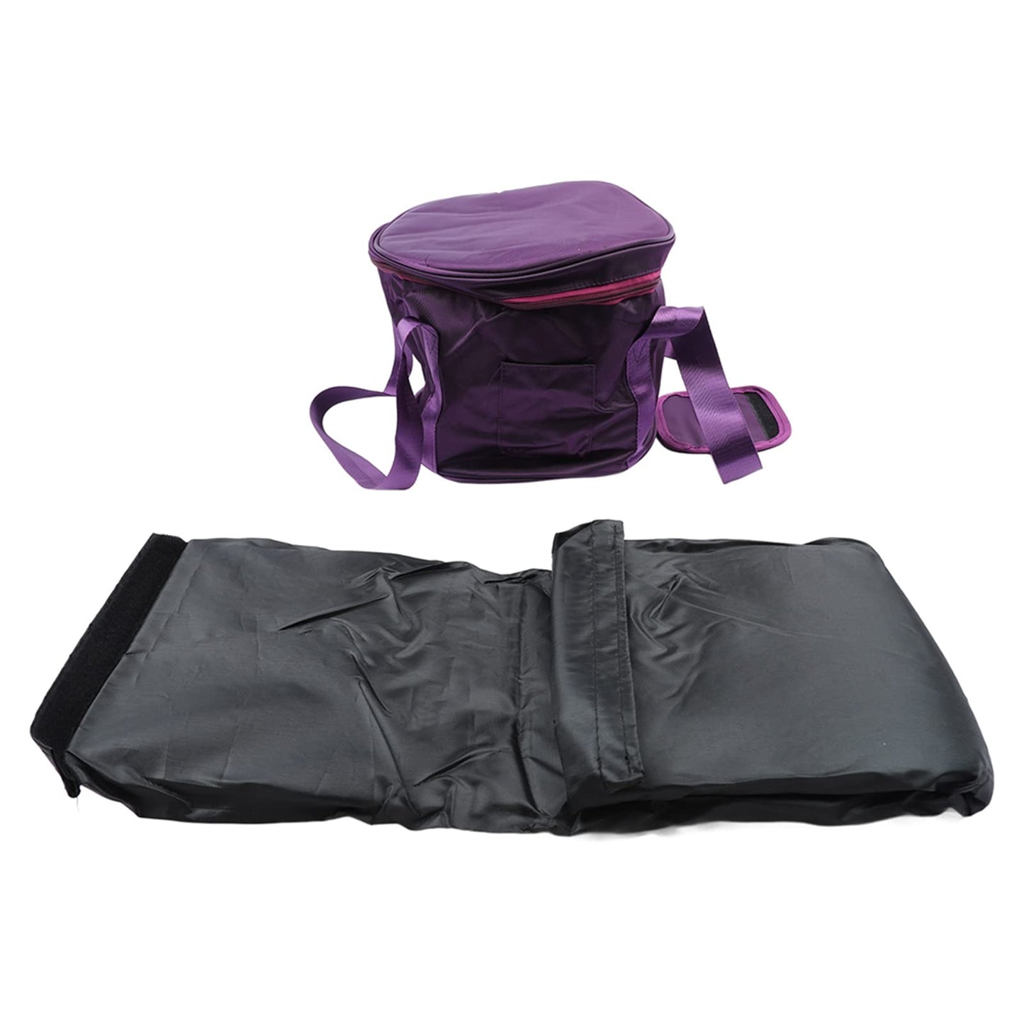 Crystal Bowl Storage Bag, Durable Portable, Waterproof Dual-Zipper, and 2 External Pockets Organizer for Musicians, Travelers, and Home Use