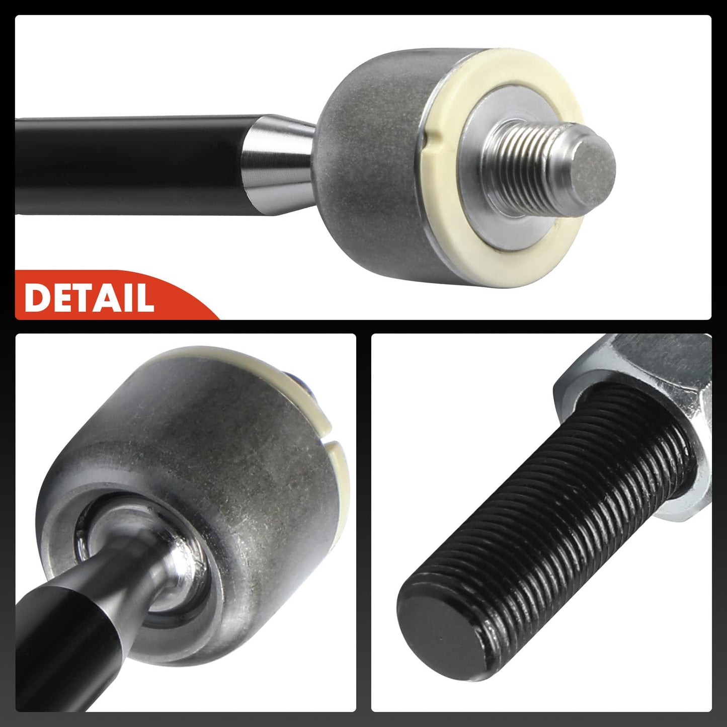 A-Premium 2 x Front Inner Tie Rod Ends, Compatible with Hyundai Elantra 2017-2022, Elantra GT 2018-2020, Kona 2018-2023, Kona Electric 2019-2023, Ioniq 2017-2022 & Kia Forte/Forte5, Niro, Niro EV