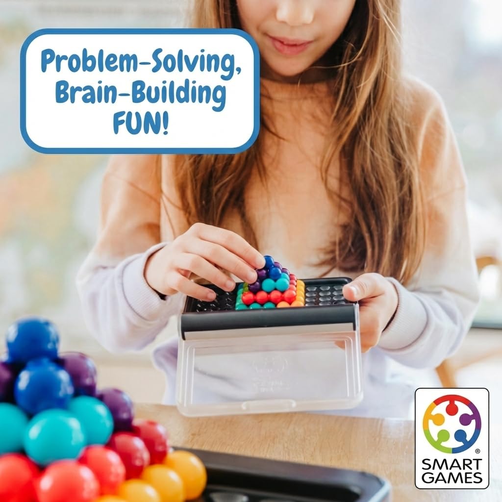 SmartGames - IQ-Puzzle-Pro - Educational Brainstorming - Multi-Level Strategy Game and Skill Building - Logic and Thinking Game - 6 Years + - 1 Player - Multilanguage - 518587.