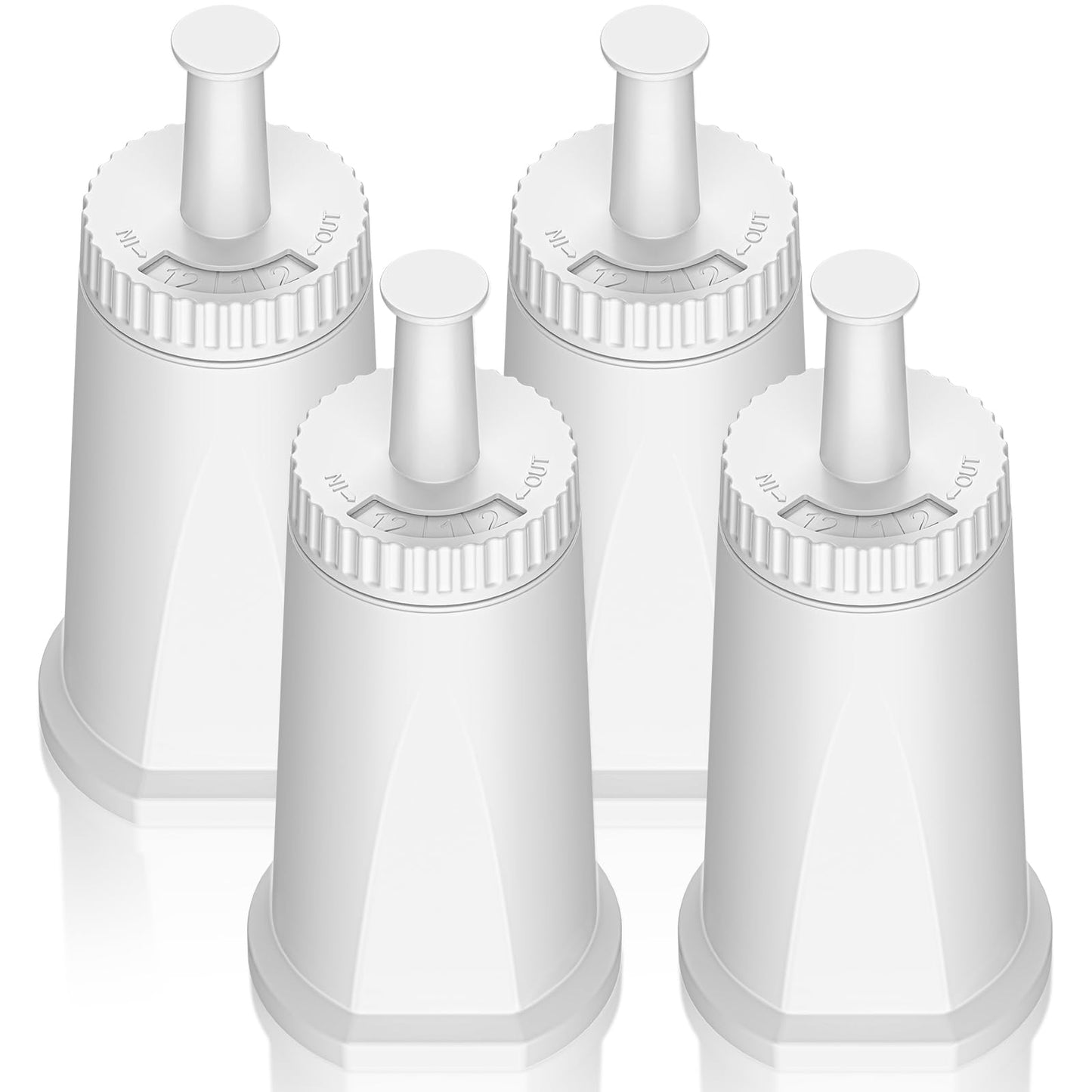 4 Pack Replacement Water Filter for Breville BES880 Barista Touch, BES990 Oracle Touch & Bambino ClaroSwiss Sage Espresso Machine BES920 BES878
