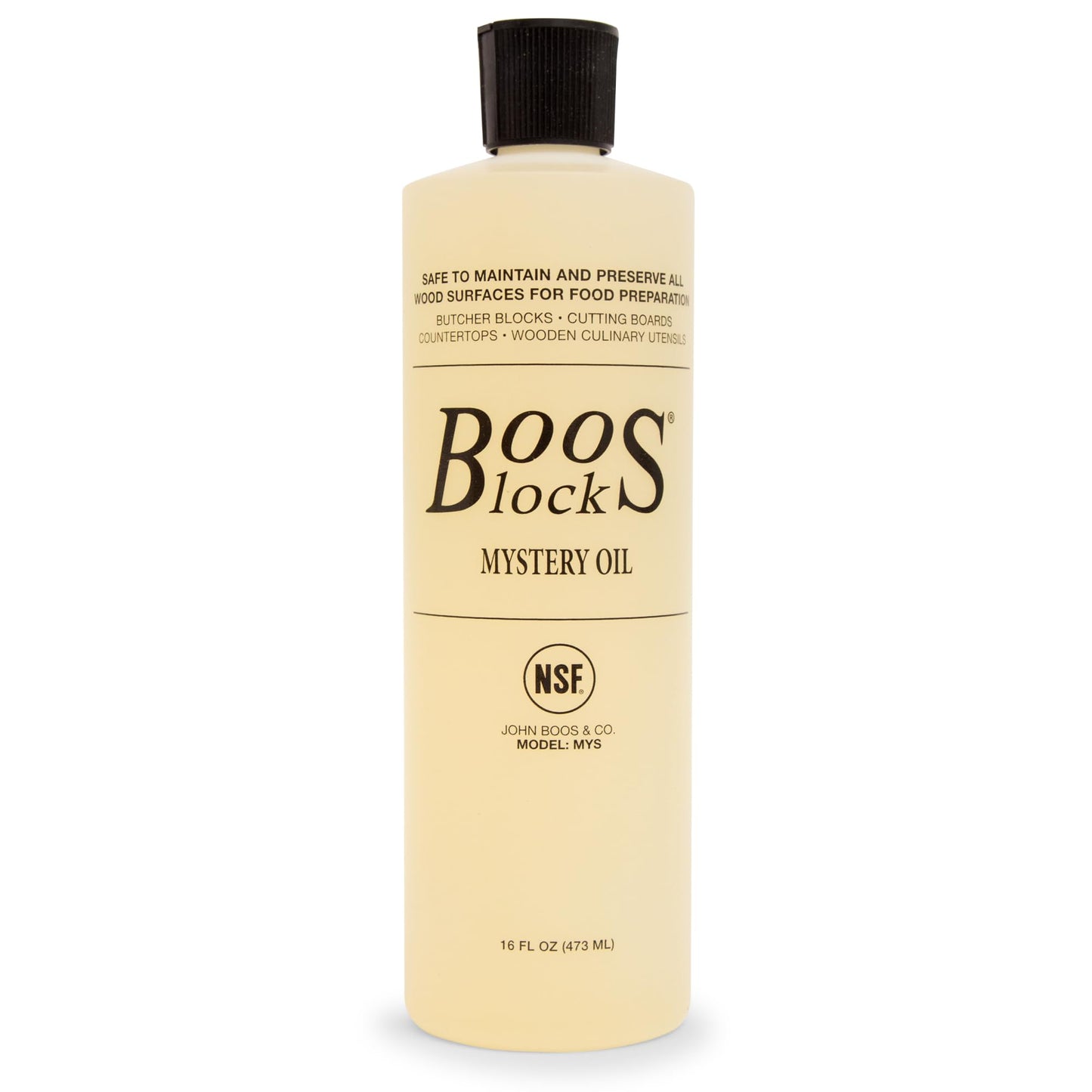 John Boos MYSB Mystery Butcher Block Oil, 16 Ounces