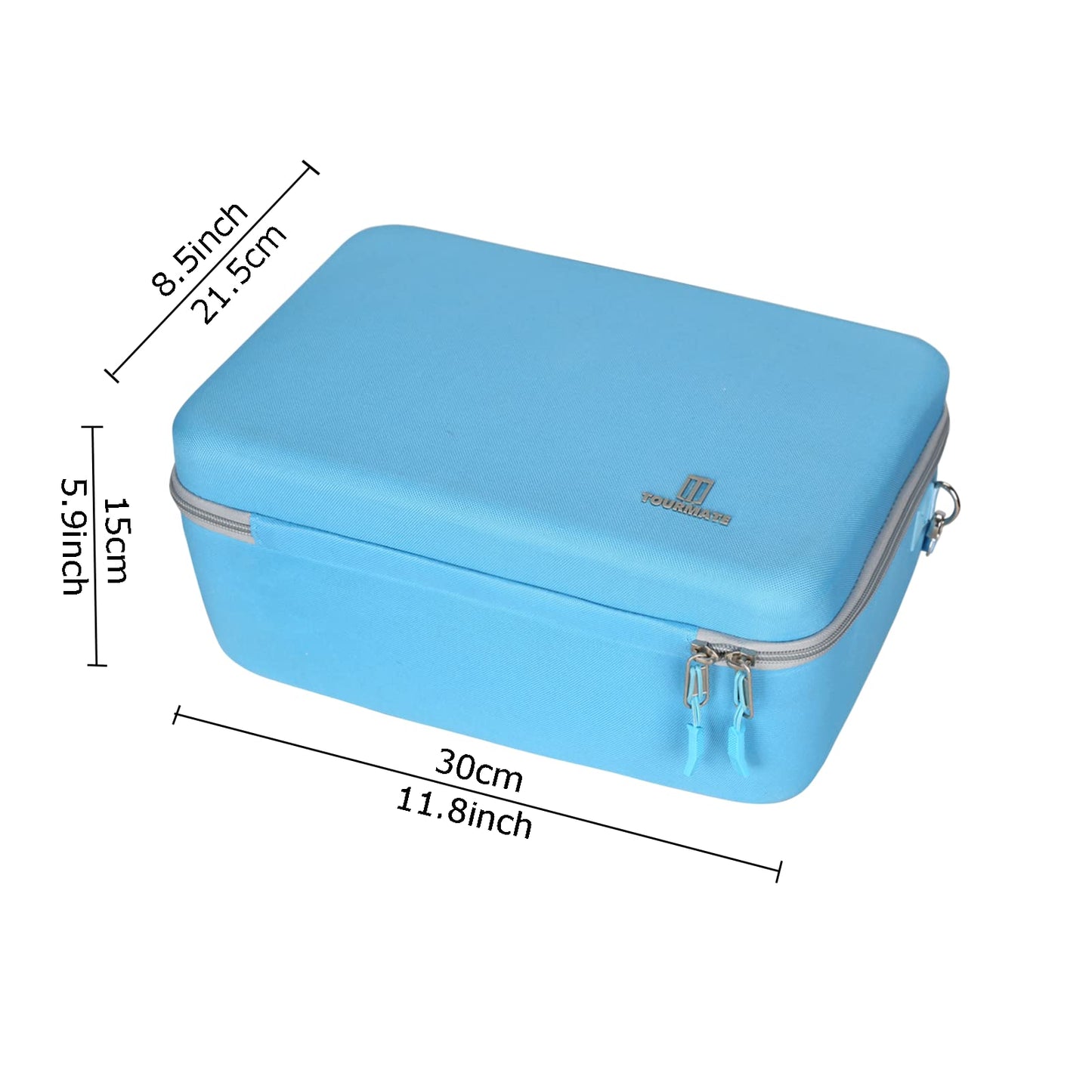 Tourmate Hard Document Scanner Carrying Case for Plustek Photo Scanner - ephoto Z300, Scan 4x6 Photo in 2sec, Auto Crop and Deskew CCD Sensor, Protective Carrying Storage Bag