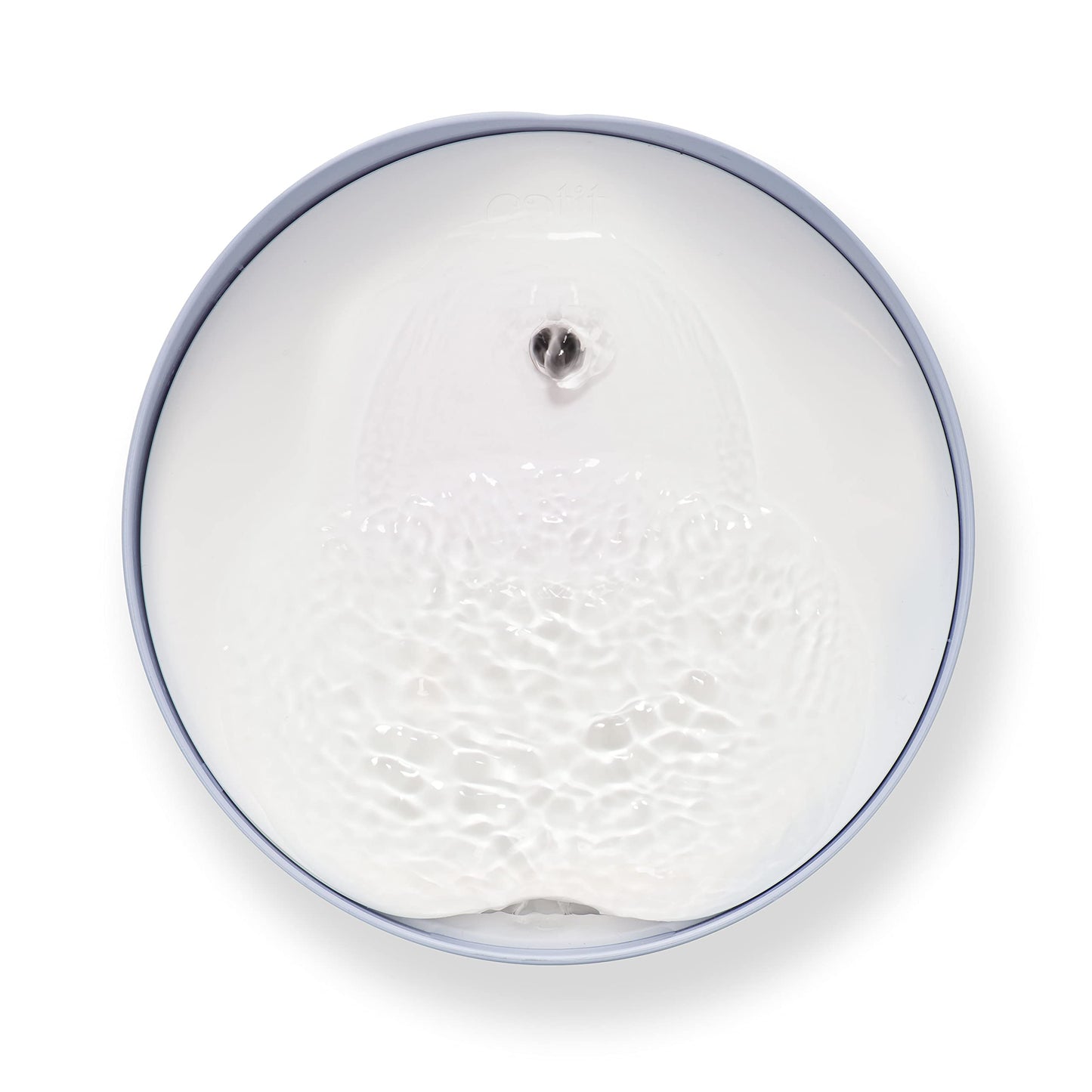 Catit PIXI Cat Water Fountain, Blue, Modern Cat Fountain, Silent Pump for Indoor Cats, Different Flow Settings, Fontaine Pour Chat, Pet Water Fountains