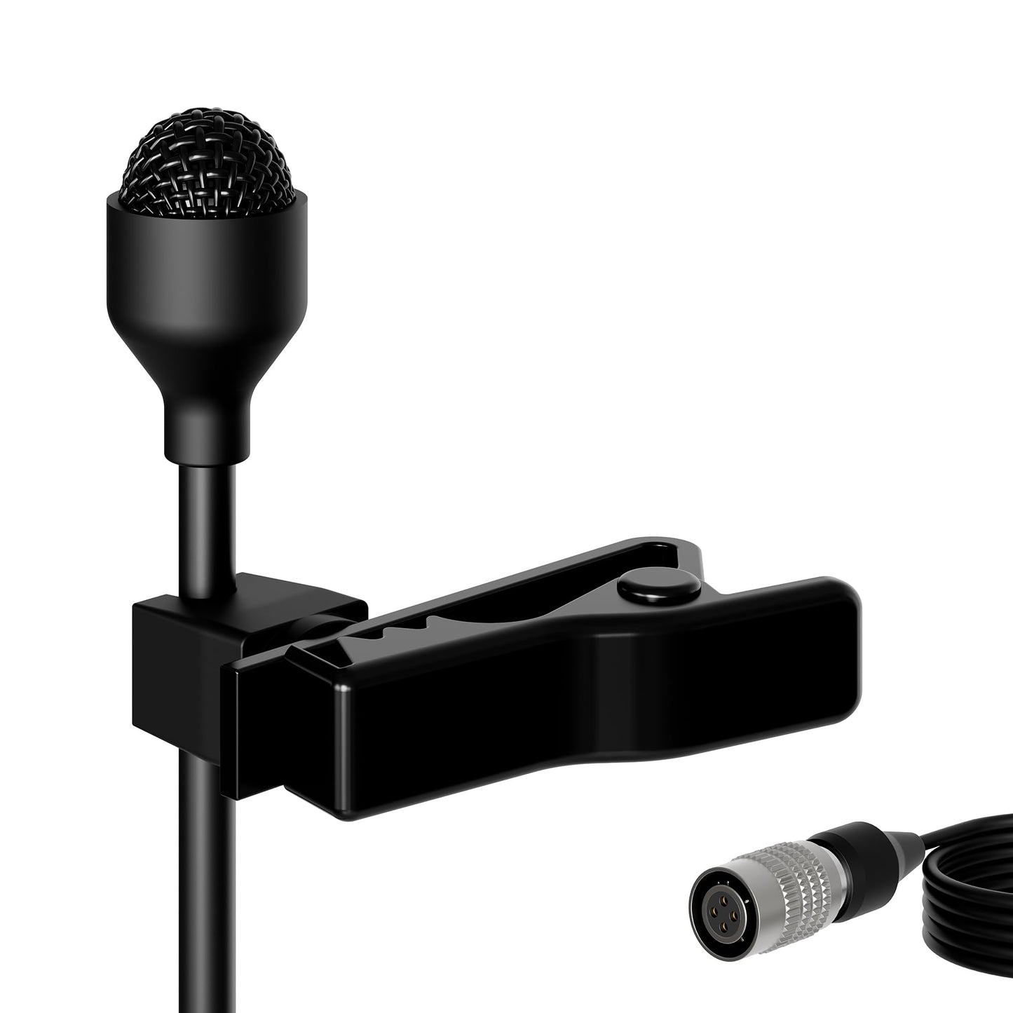 J K MIC-J 044 Lapel Microphone Lavalier Microphone Compatible with Audio Technica Bodypack Transmitter