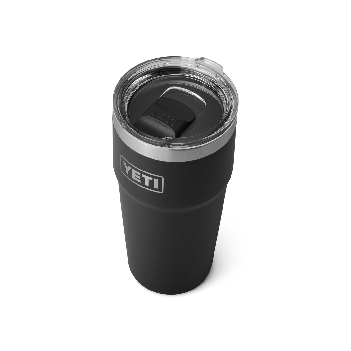 YETI Rambler 20 oz Stackable Tumbler, Stainless Steel, Vacuum Insulated with MagSlider Lid, Black