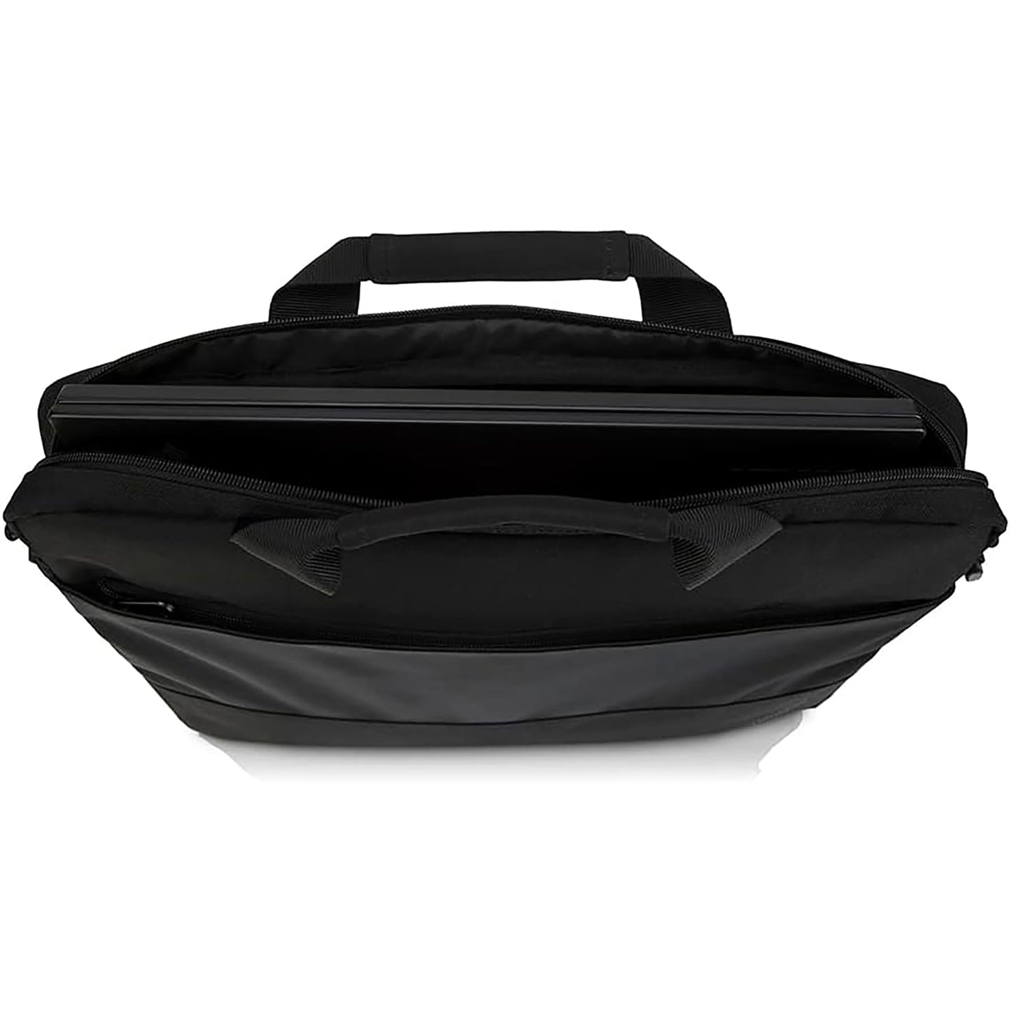 Lenovo Laptop Shoulder Bag T215 15.6 inch - Black- Slip Laptop Compartment - Front Zippered Pocket - Adjustable Strap