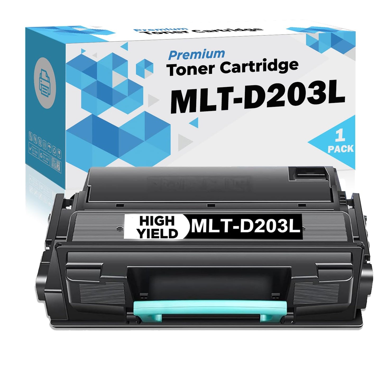 Ultra Toner® Compatible Replacement for Samsung MLT-D203L Black Toner Cartridge High Yield - ProXpress SL-M3320ND SL-M3370FD M3820DW M3820ND M3870FD M3870FW M4020ND M4020NX M4070FR M4070FX M4072FD
