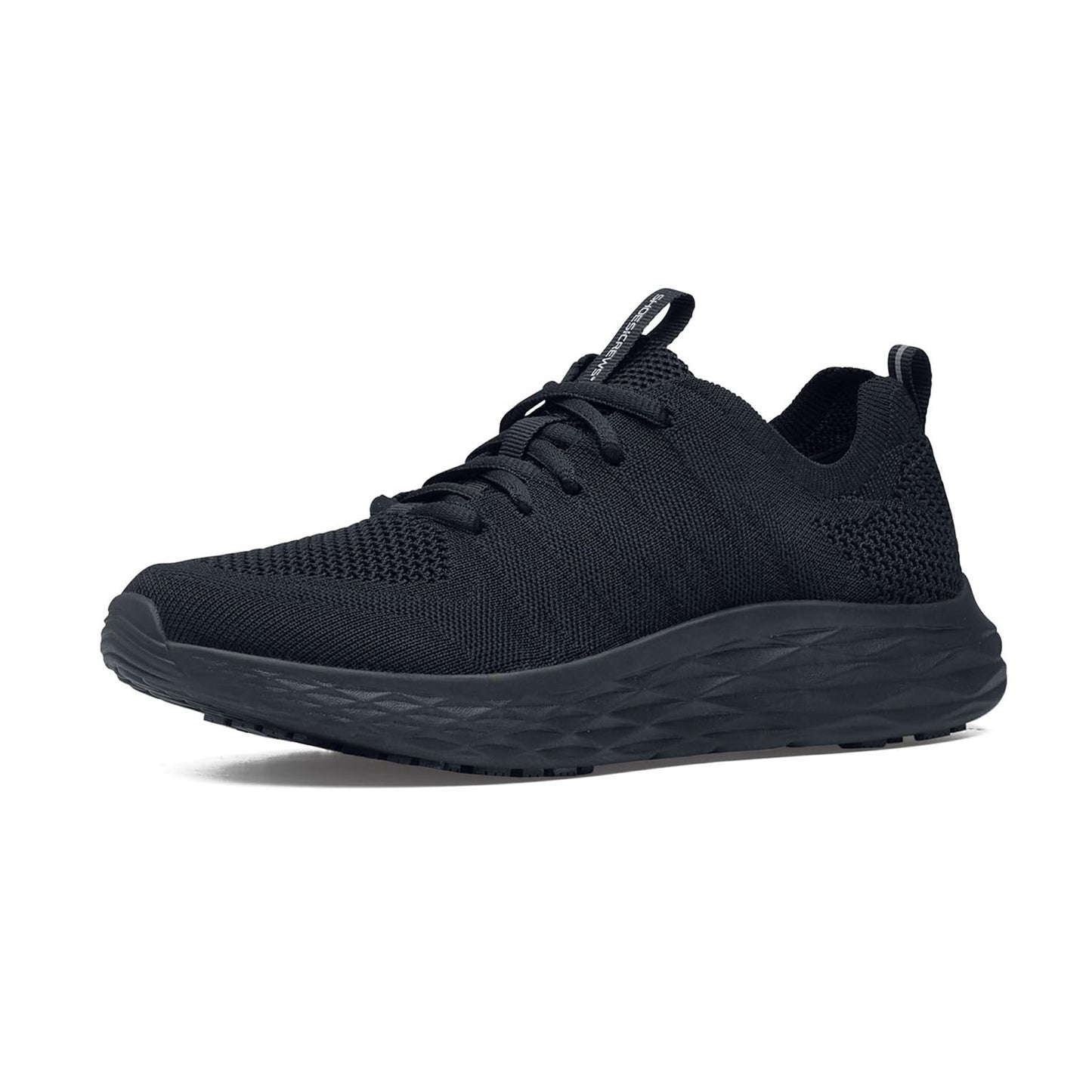 Shoes for Crews Everlight, Men's, Breathable, Lightweight, Lace-Up, Slip Resistant, Water Resistant Work Shoes, Black, 11.5 Wide