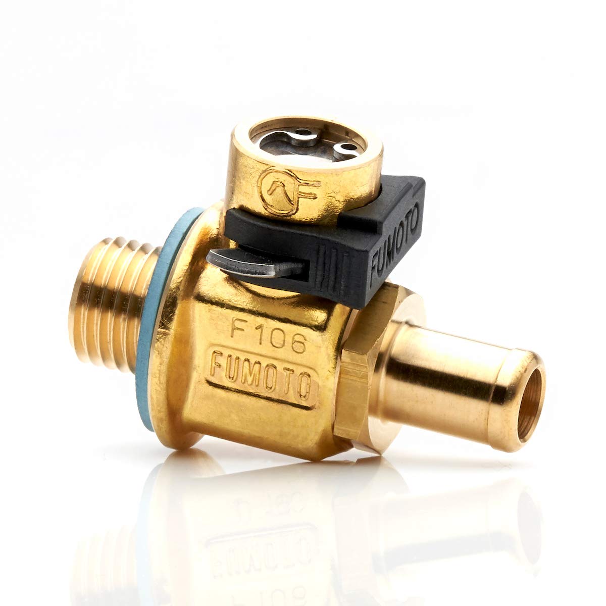 Original Fumoto F108N with LC-10 Lever Clip FN-Series Engine Oil Drain Valve, 1 Pack Gold