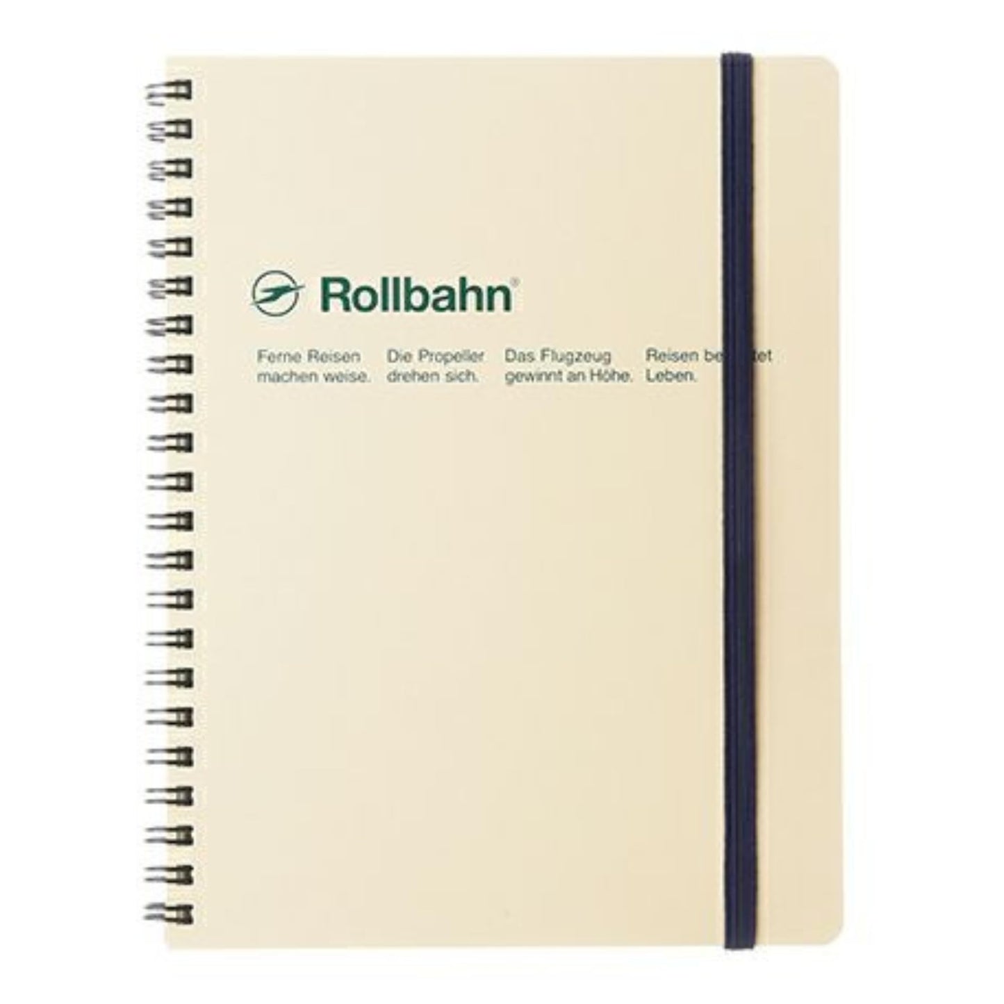 Delfonics Rollbahn Spiral Notebooks: 6-1/2 in x 8.5 in. (Cream)