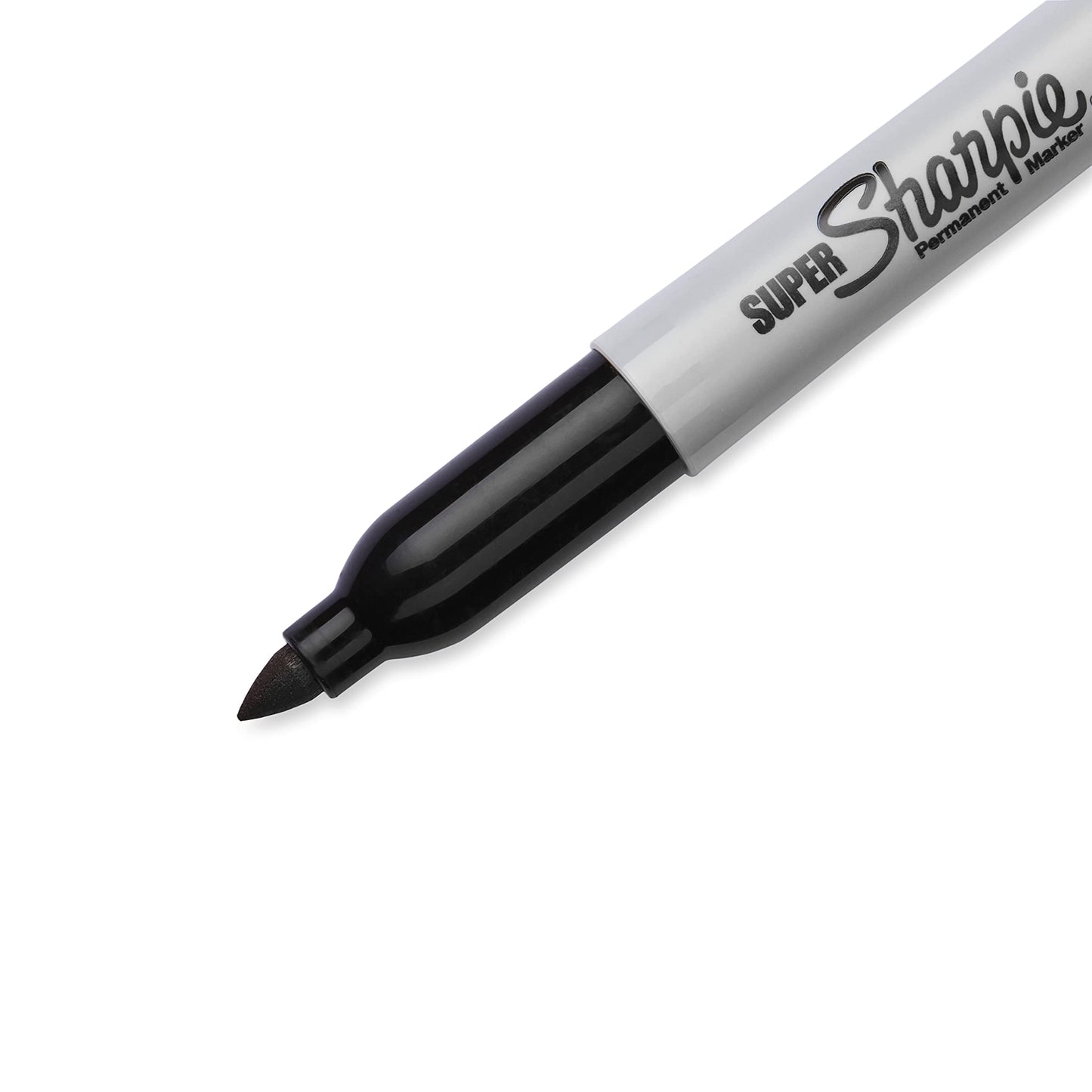 Sharpie Super Permanent Markers, Fine Point, Black, 12 Count