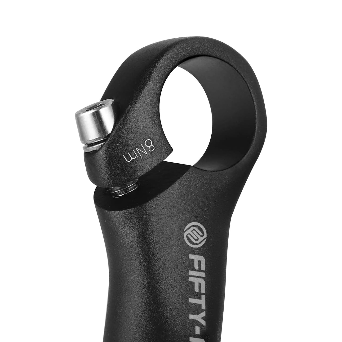 FIFTY-FIFTY Bike Bar Ends, Mountain Bike Handlebar Ends, Aluminium Alloy MTB Bicycle Bar Extender (Black)