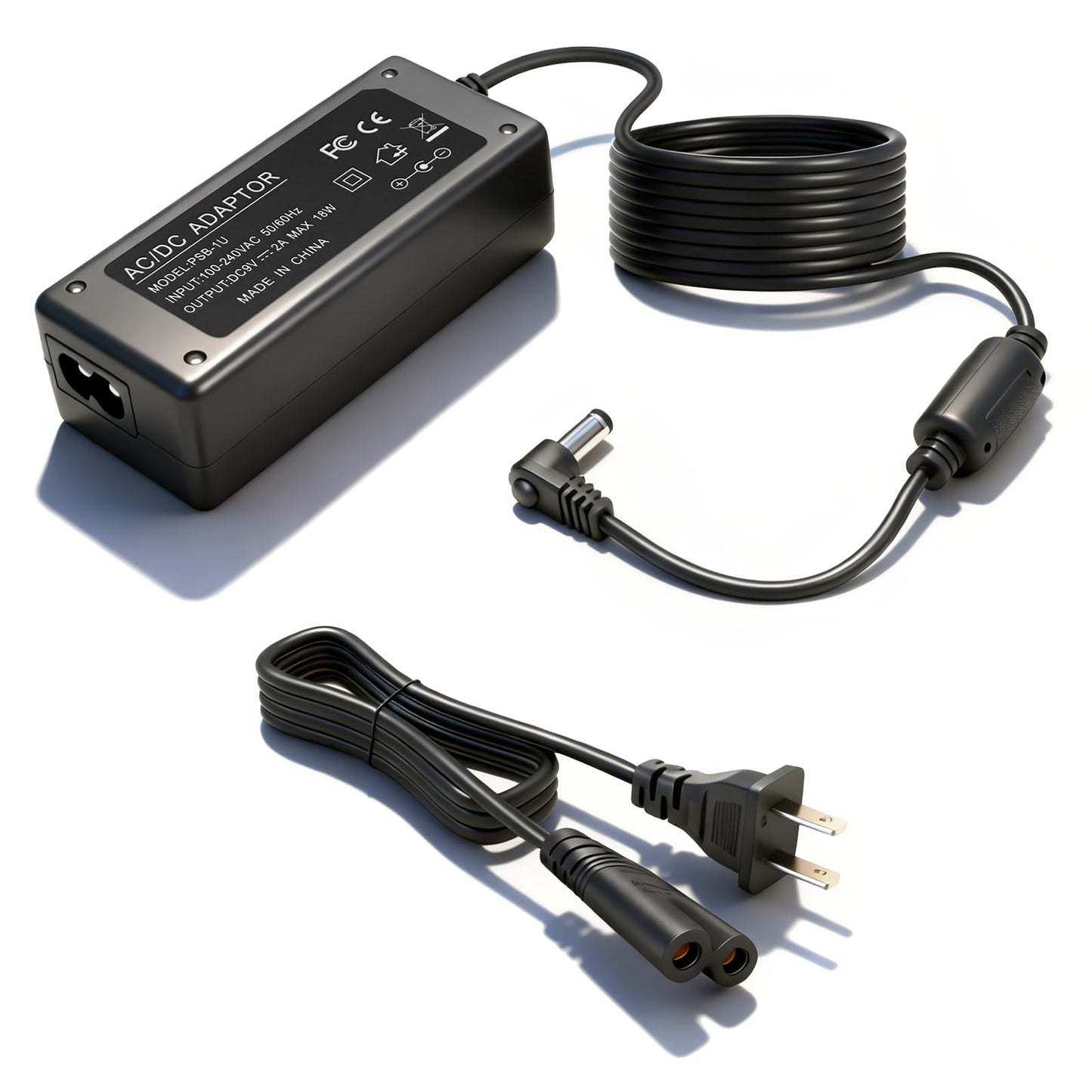 9V Charger for Roland PSB-120 Electronic Keyboard Replacement Power Adapter Compatible with Roland PSB-1U ACB-120 ACF-120 ACK-120 ACI-120 VG-99 GT-10 SPD-SX AX-09 FA-06 SP-404 Power Supply Cord