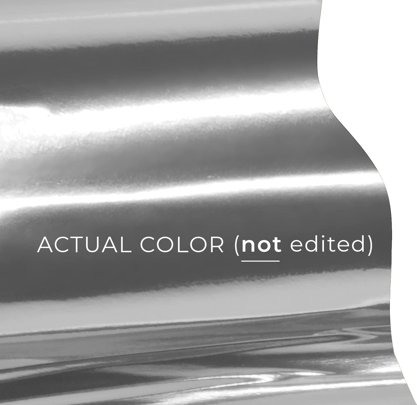 VViViD Silver Chrome Gloss DECO65 Permanent Adhesive Craft Vinyl for Cricut, Silhouette & Cameo (50ft x 11.8 Inch Bulk Roll)