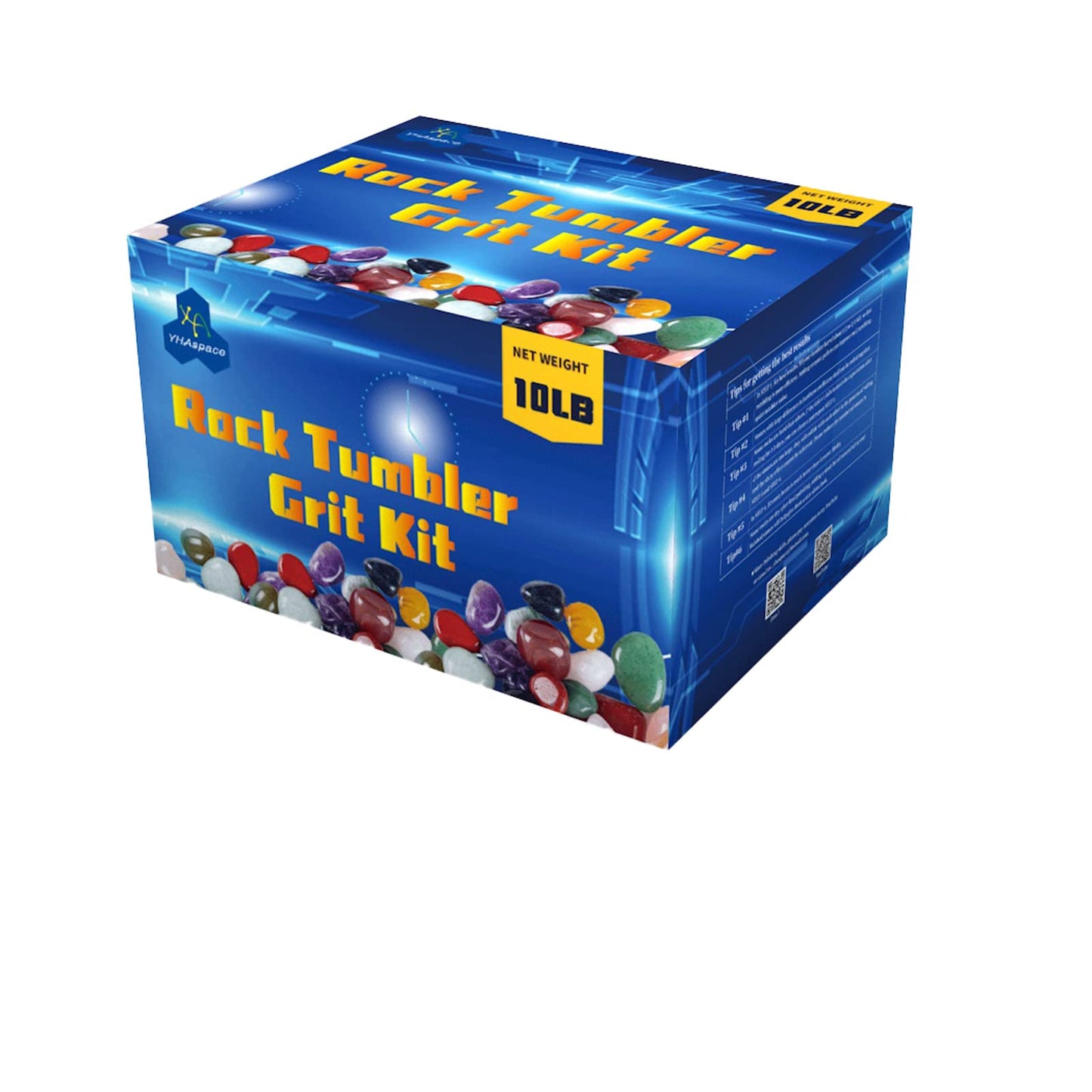 10 Pounds Rock Tumbler Grit Kit - Polishing Media Refill for Rock Tumblers
