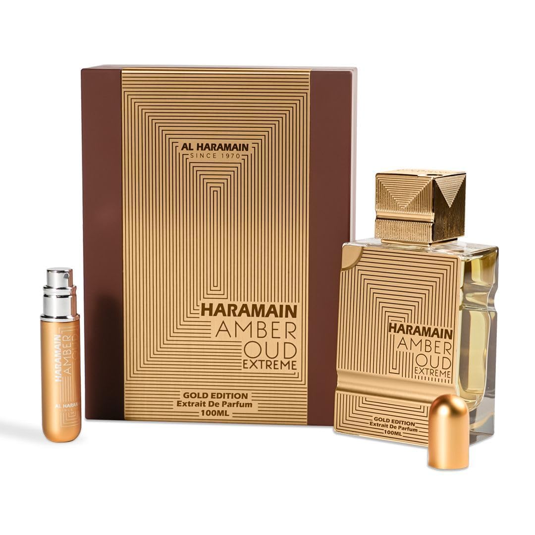Al Haramain Amber Oud - Gold Edition Extreme - Arabian Perfume for Women - Long Lasting Amber Woody Fragrance with Notes of Bergamot, Melon, Musk - Arabic Eau de Parfum - 100 ml EDP Spray