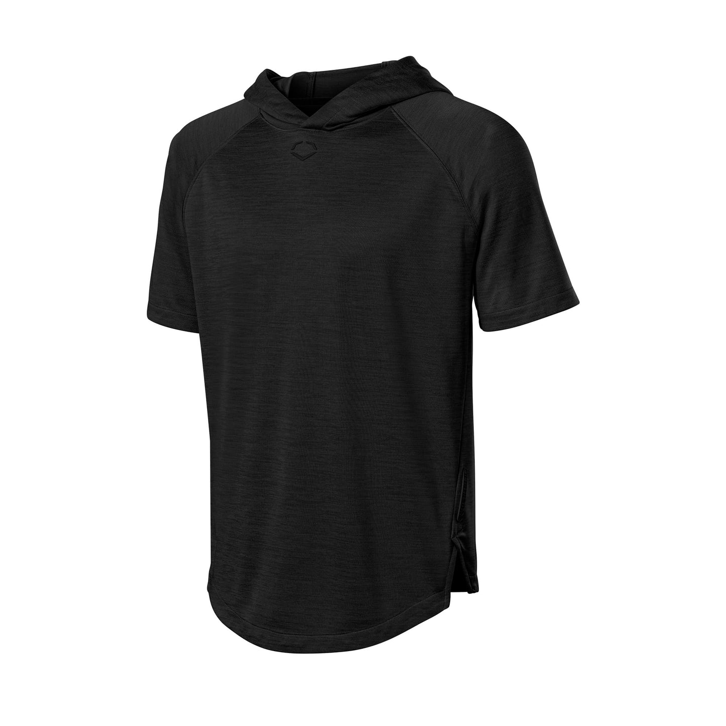 EvoShield Men's Lightweight Short Sleeve Hoodie 2.0, Black, Medium