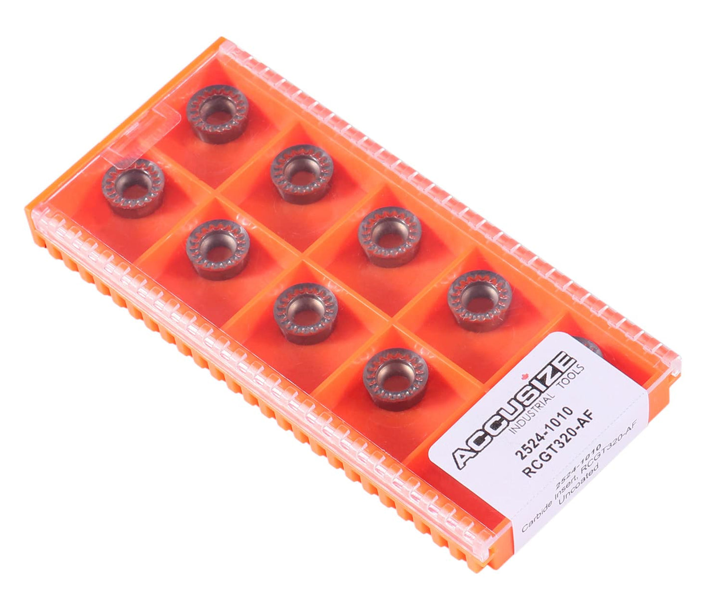 Accusize Industrial Tools Rcgt320 Carbide Inserts Uncoated, 10 Pc, 2524-1010x10