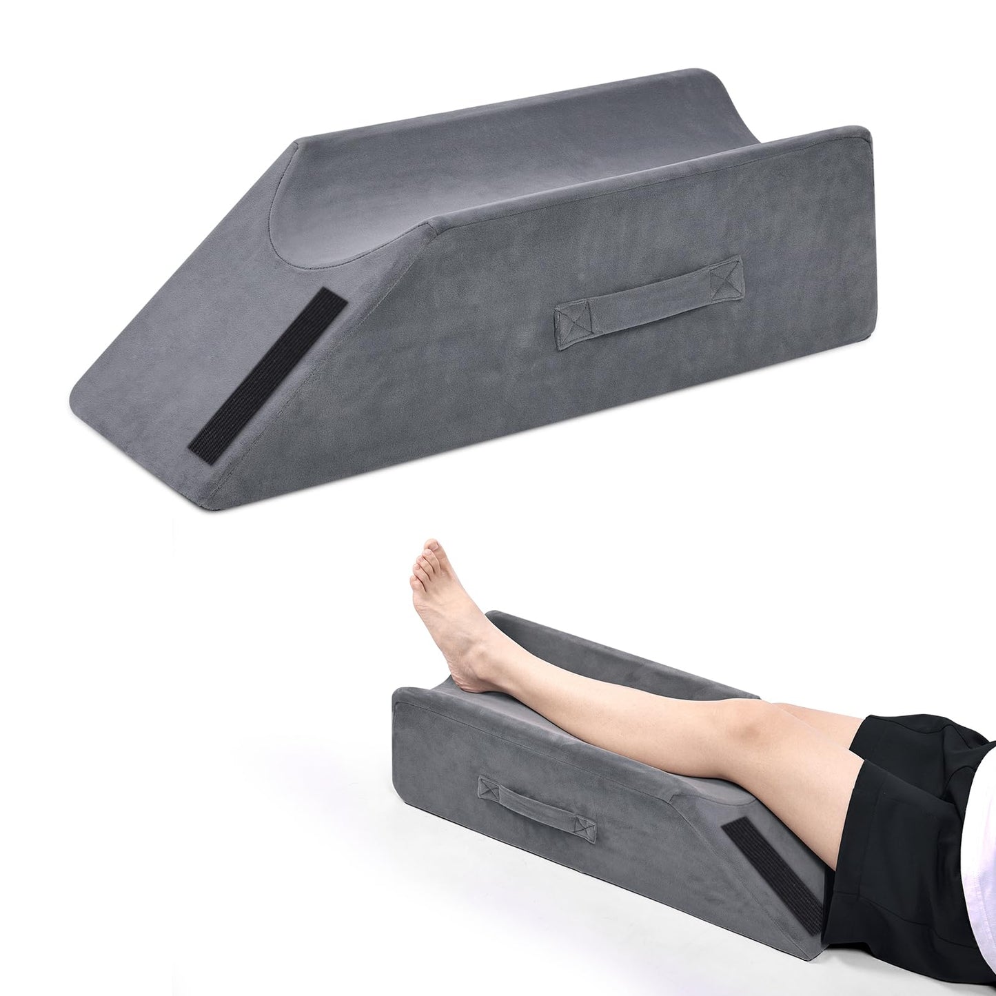 TANYOO Leg Elevation Pillows for After Surgery Knee Replacement Pillow Relief Pain for Knee Surgery, Broken Foot, Hip and Injury Ankle Washable Cover