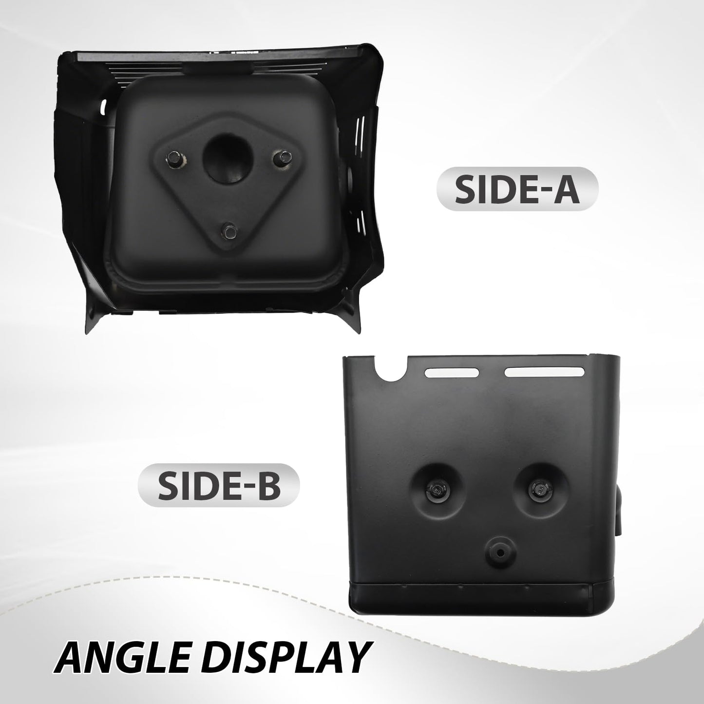 Anxingo 18310-ZE2-W61 Exhaust Muffler Pipe Silencer Assembly, Replacement for Honda GX340 GX390 GX270 GX240 11HP 13HP Engine Motor, Replaces 18310-ZE3-W00 18320-ZE3-W00