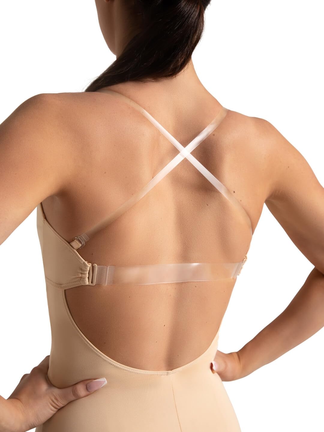 Capezio Camisole Leotard with BraTek, Nude, Medium
