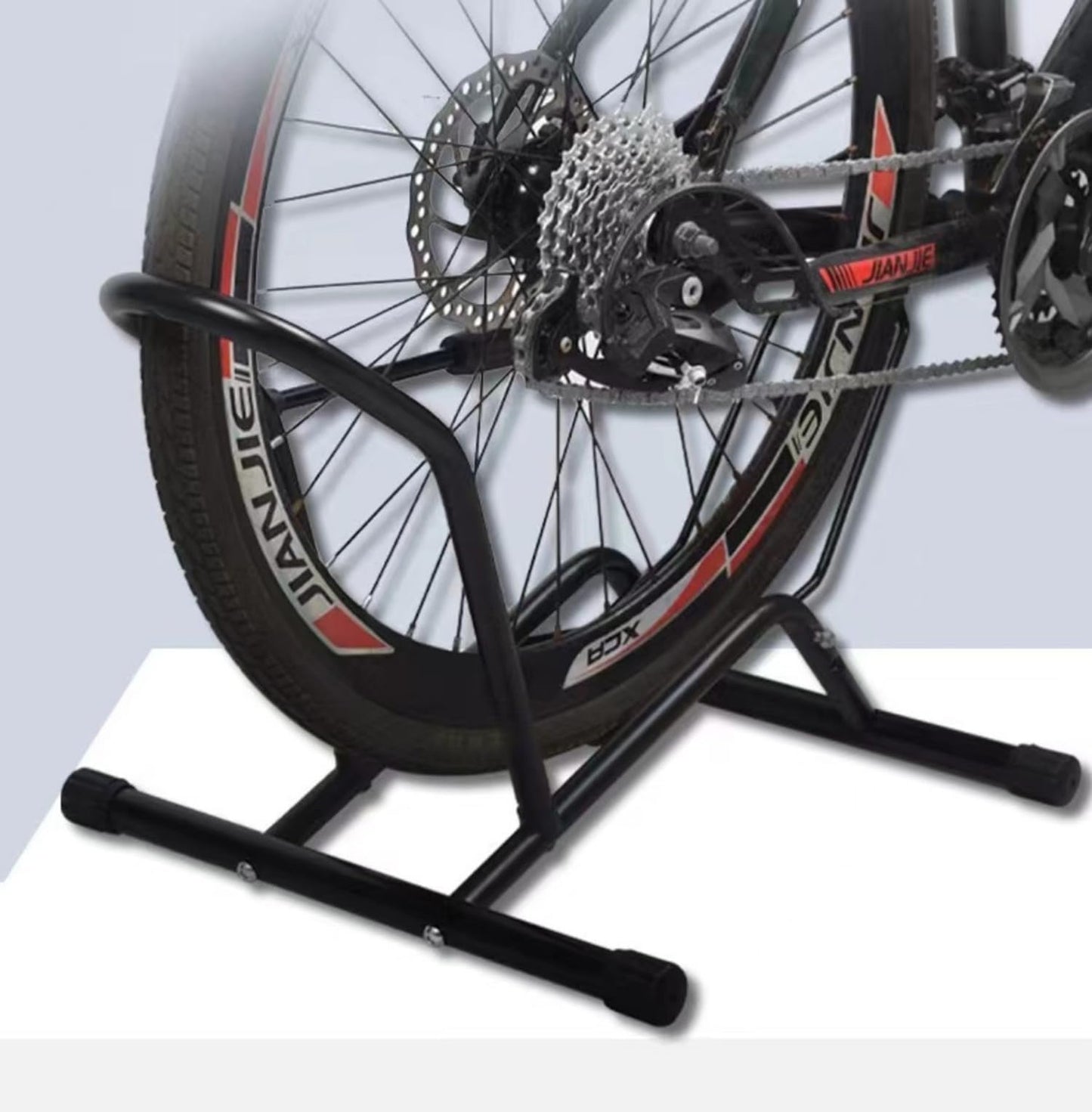 Bike Stand Floor Parking Rack Portable Mountain Bike Support Rack, Repair Display Rack, Road Bike Indoor Riding Stand，Bikes Indoor Outdoor Garage Storage
