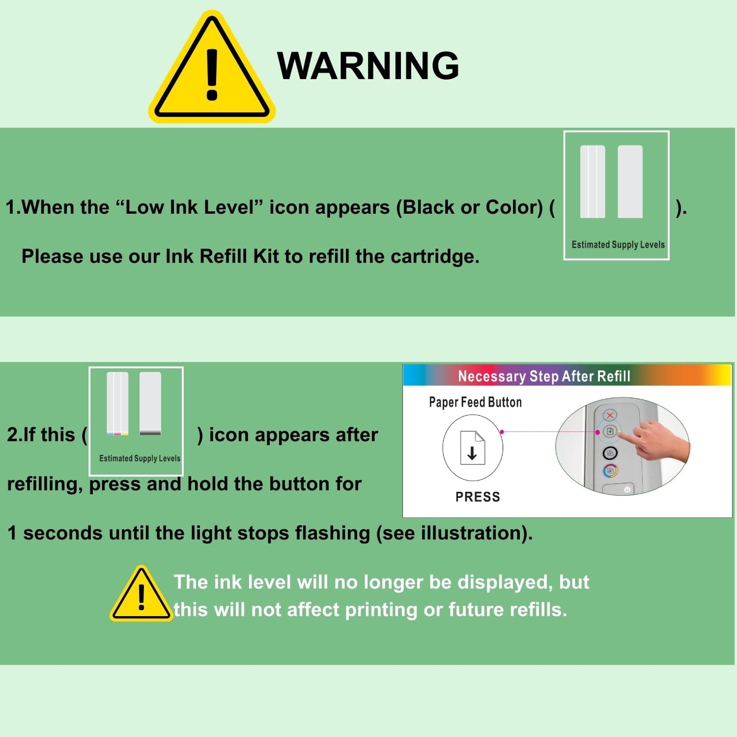 67XL Ink Refill Kit for HP 67 XL Ink Cartridges Compatible for HP 67 Black Color Combo Pack Works with Deskjet 2855e 2755e 2700 4155 Envy 6000 6055e 6400 6455e Cartridges, 9 Pack (3BK/2C/2M/2Y)