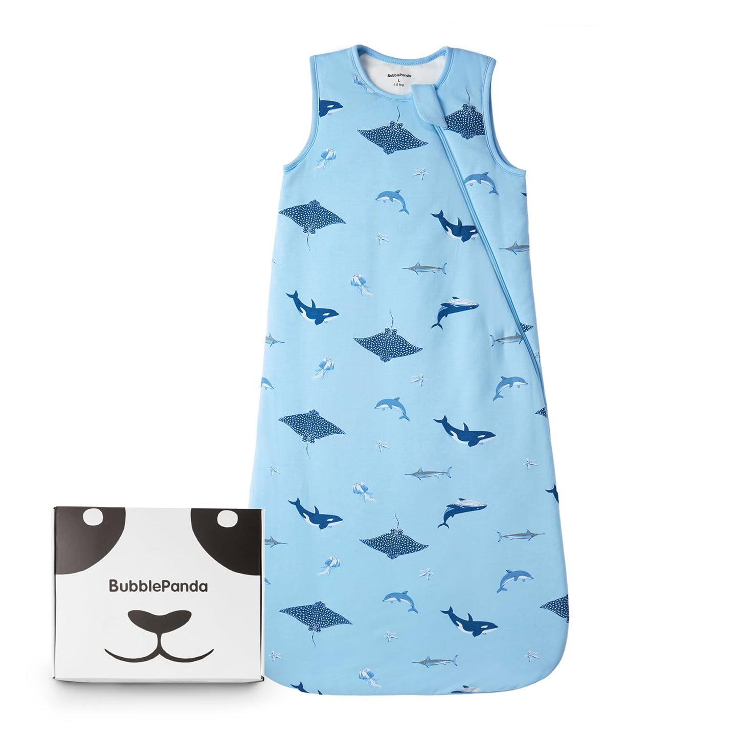 BubblePanda Rayon Made from Bamboo Sleep Sack 2t-3t 1.0 Tog Soft Toddler Sleeping Sack 24-36 Months for Babies 2-Way Zipper Baby Wearable Blanket