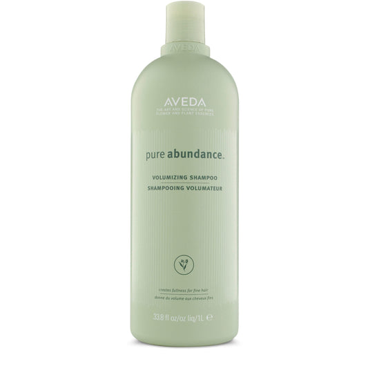 Aveda Pure Abundance Volumizing Shampoo | Adds Volume to Fine Hair | with Kaolin Clay, 1000ml